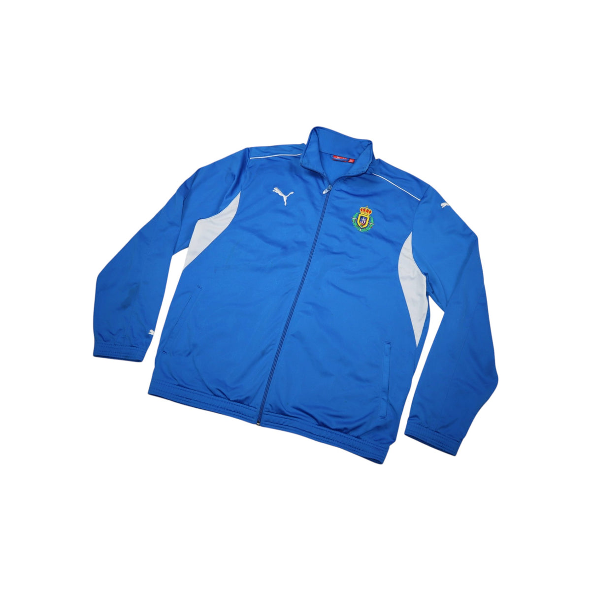 Vintage Puma Spanish Club Track Jacket | Blue | Size XL