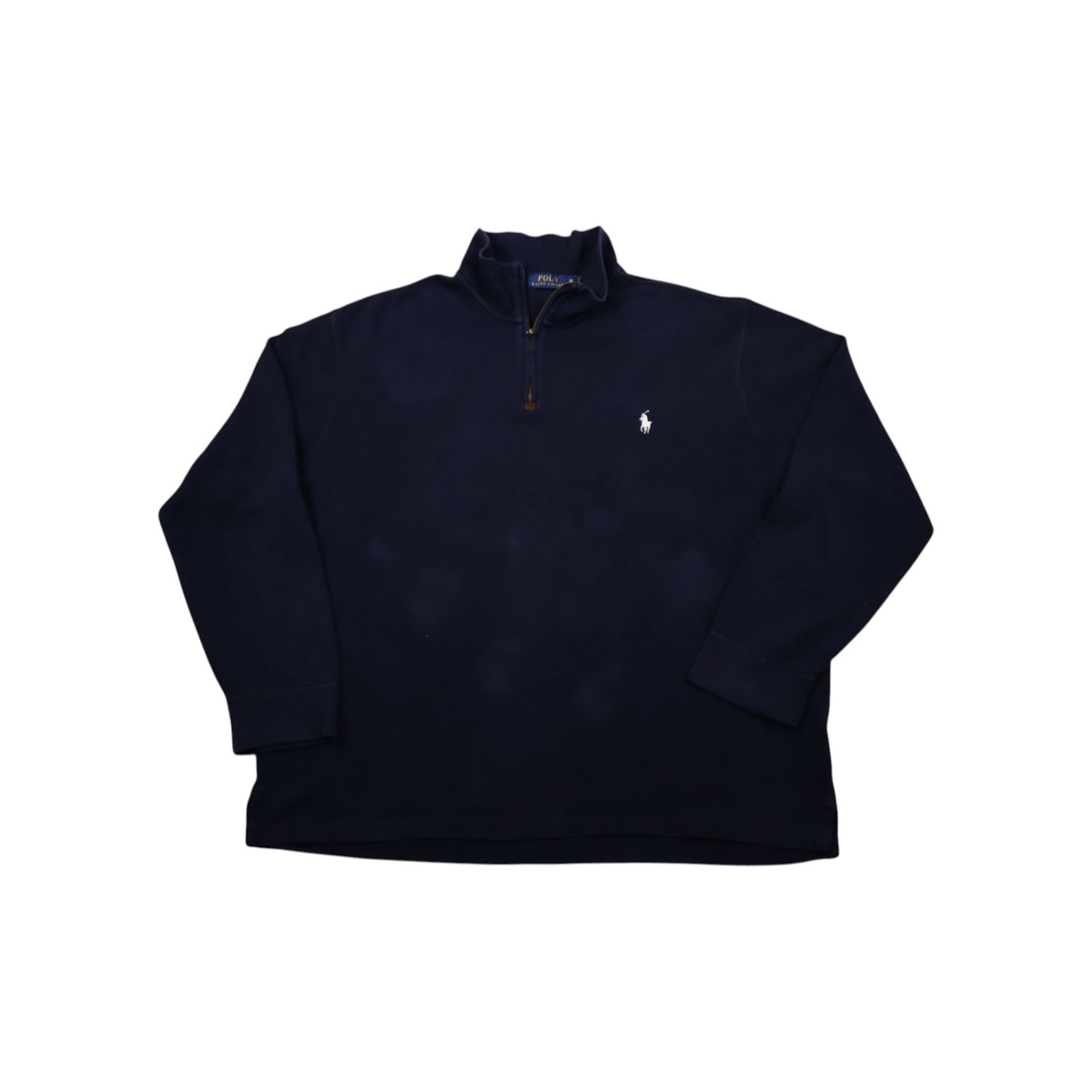 Vintage Polo Ralph Lauren Quarter-Zip Sweatshirt | Navy | Size XL