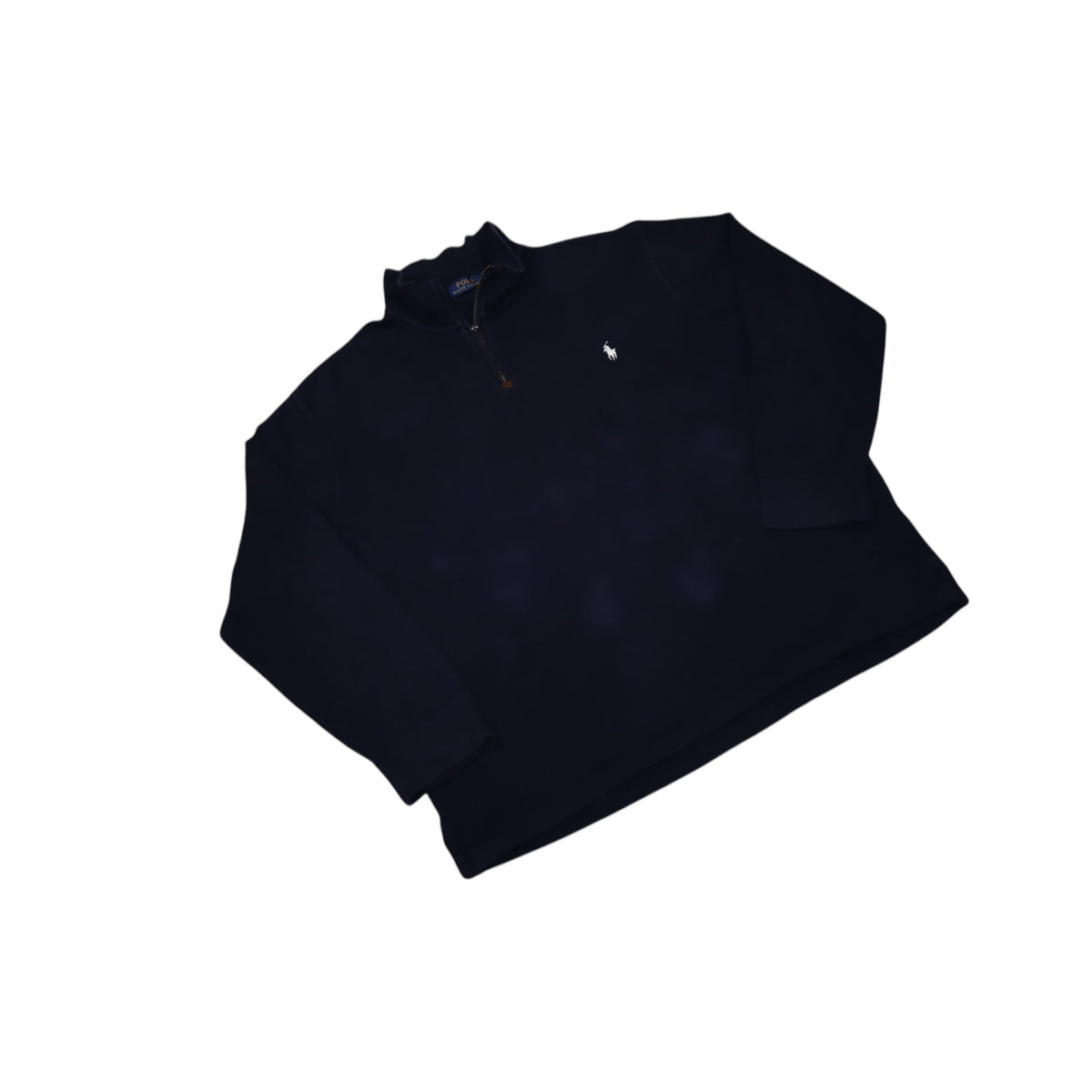 Vintage Polo Ralph Lauren Quarter-Zip Sweatshirt | Navy | Size XL