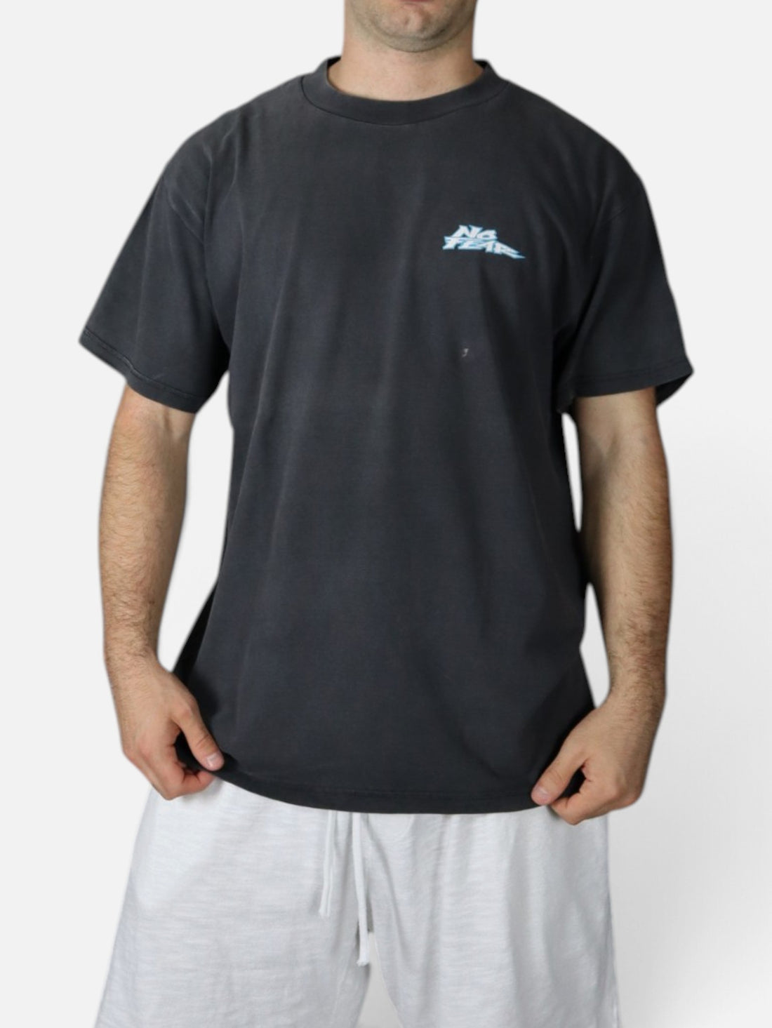 Vintage No Fear Go Hard or Go Home tee, worn back