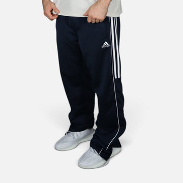 Vintage 2000s Adidas Trackpants | Navy / White | Size M