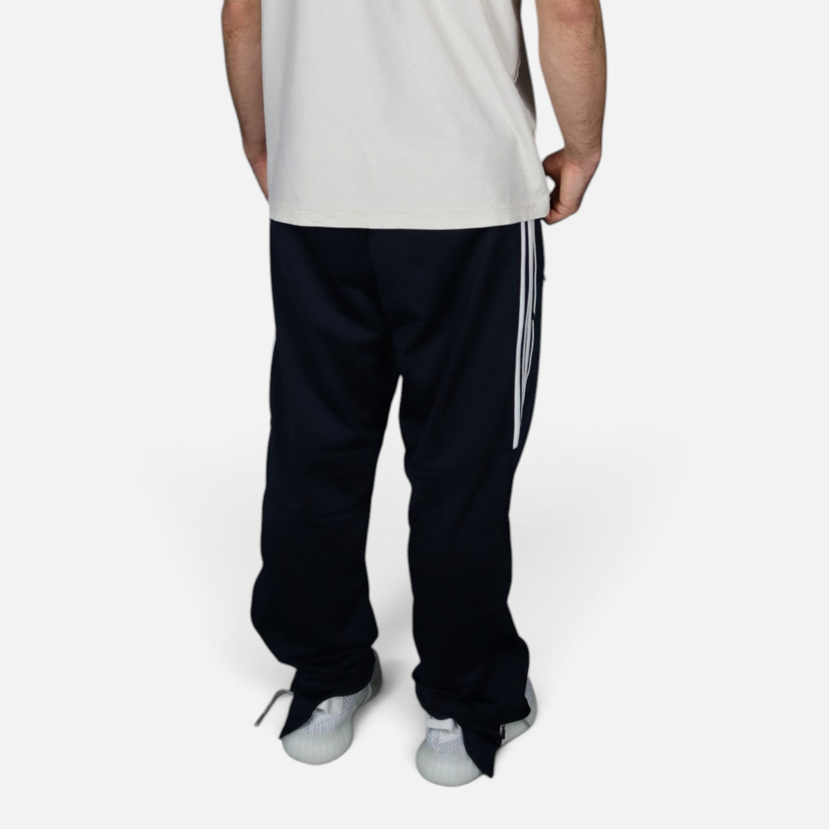 Vintage 2000s Adidas Trackpants | Navy / White | Size M