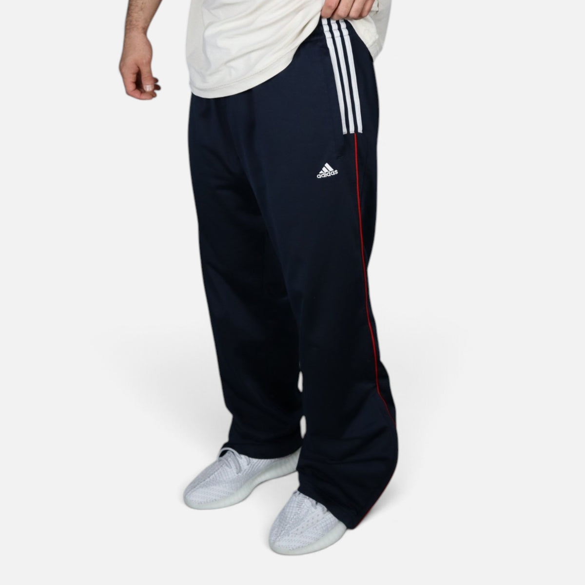 Vintage Adidas Trackpants | Navy / Red | Size M