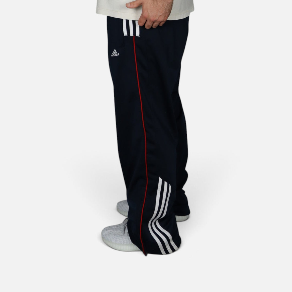 Vintage Adidas Trackpants | Navy / Red | Size M