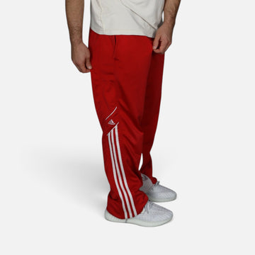 Vintage Adidas Trackpants | Red / White | Size M
