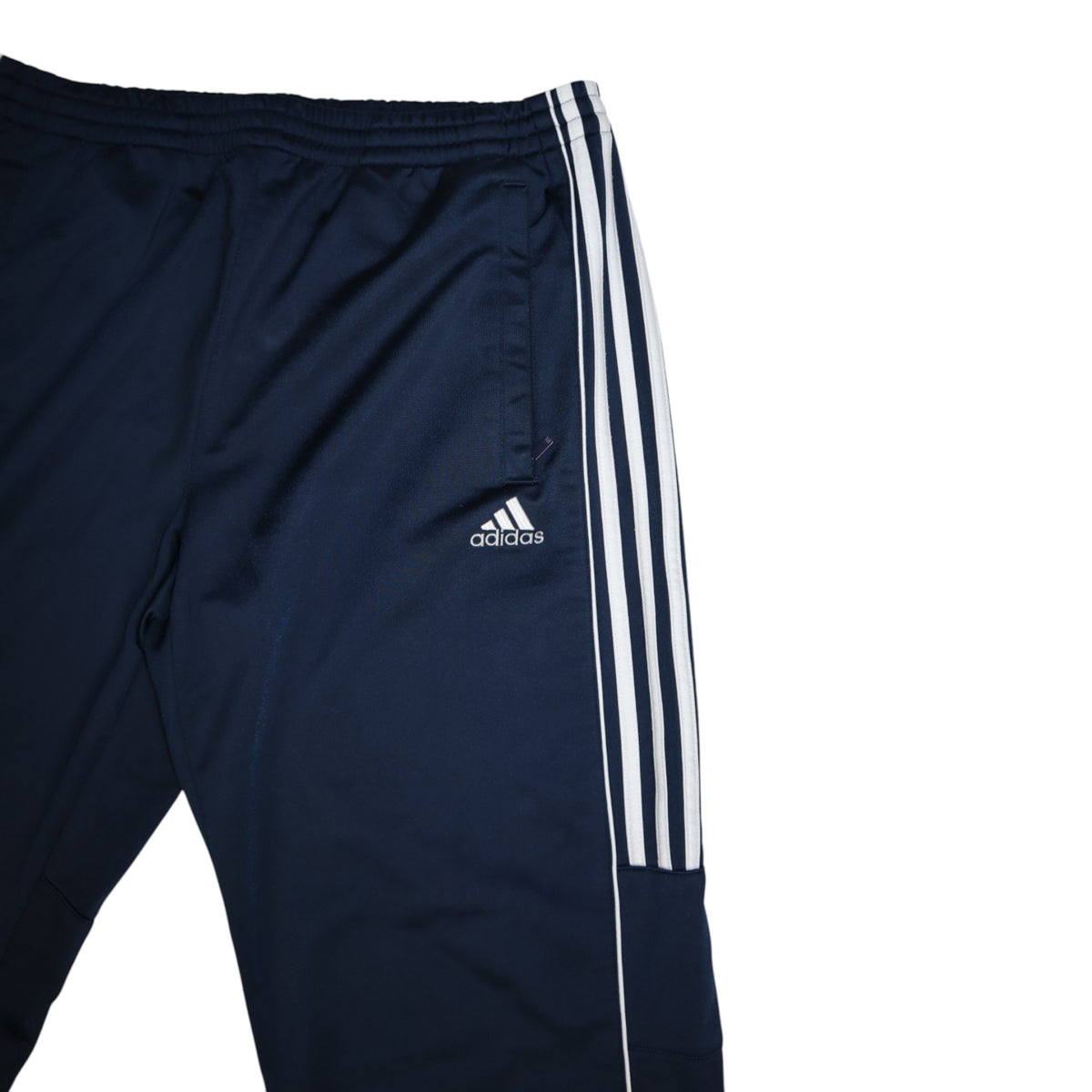 Vintage 2000s Adidas Trackpants | Navy / White | Size M