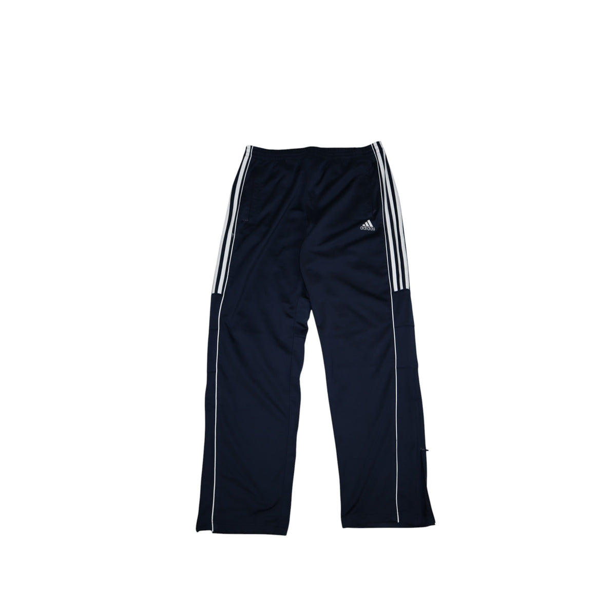 Vintage 2000s Adidas Trackpants | Navy / White | Size M