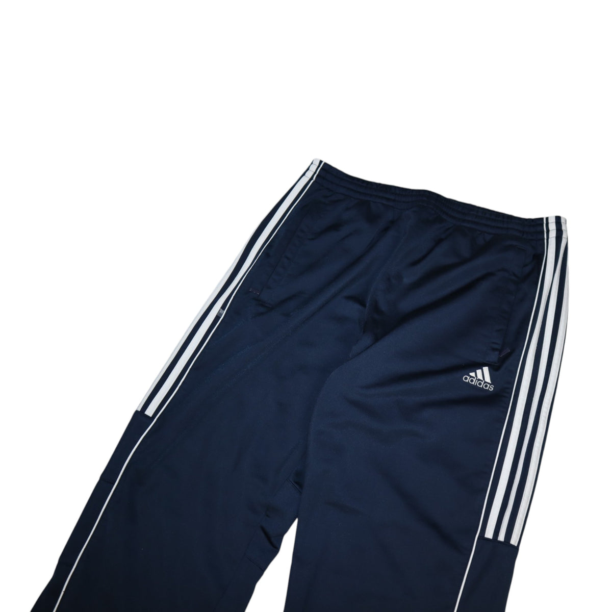Vintage 2000s Adidas Trackpants | Navy / White | Size M