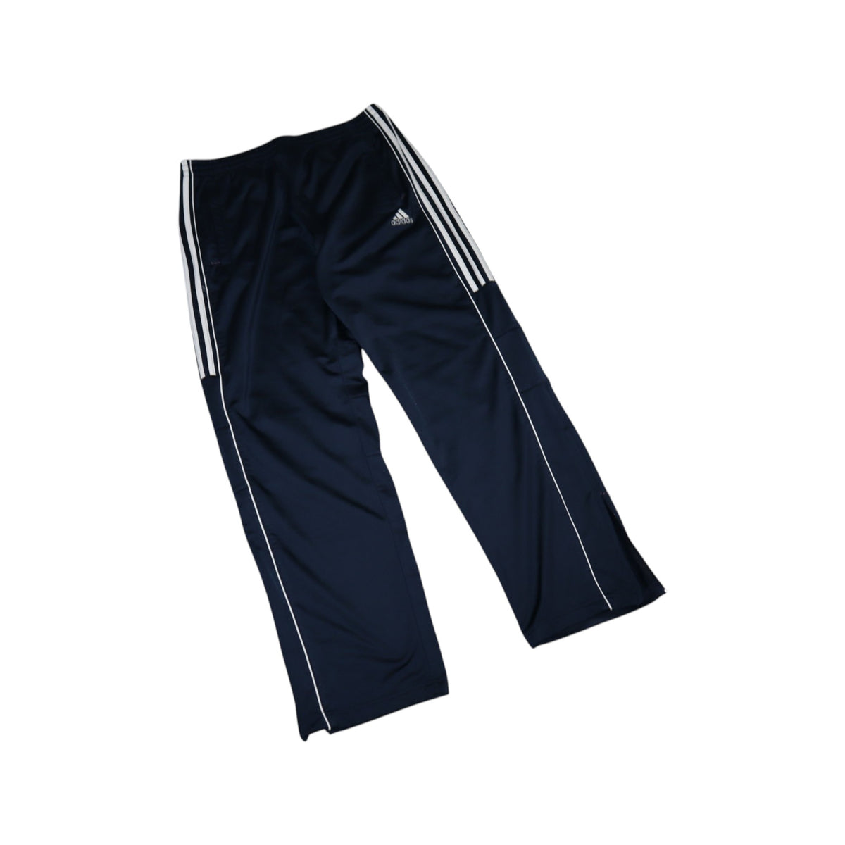 Vintage 2000s Adidas Trackpants | Navy / White | Size M