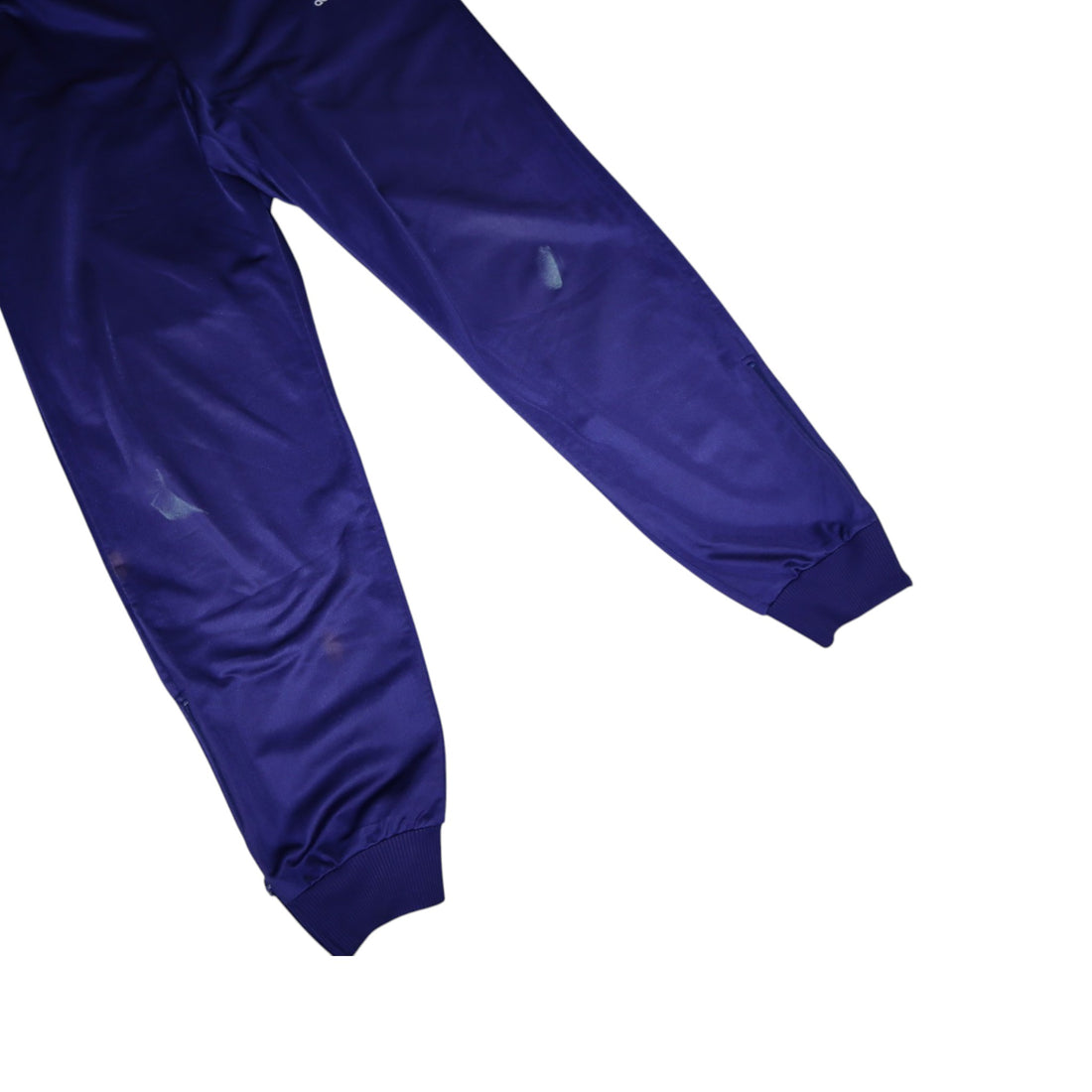 Vintage 80s Adidas Trackpants | Indigo | Size S