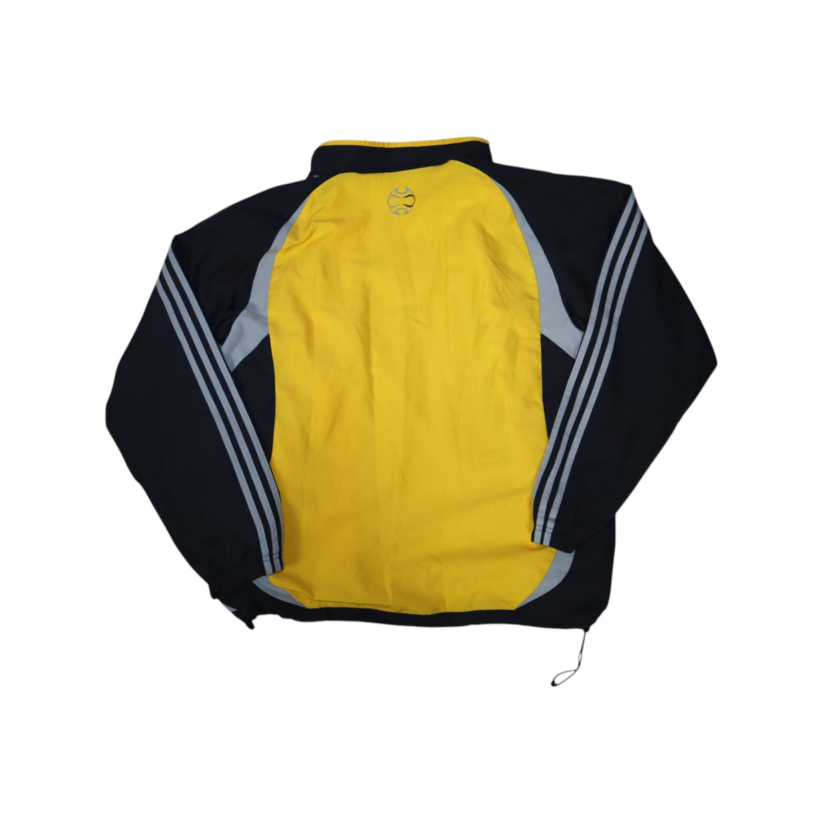 Vintage 2000s Adidas Aris Tracksuit Set | Black/Yellow/Grey | Size M