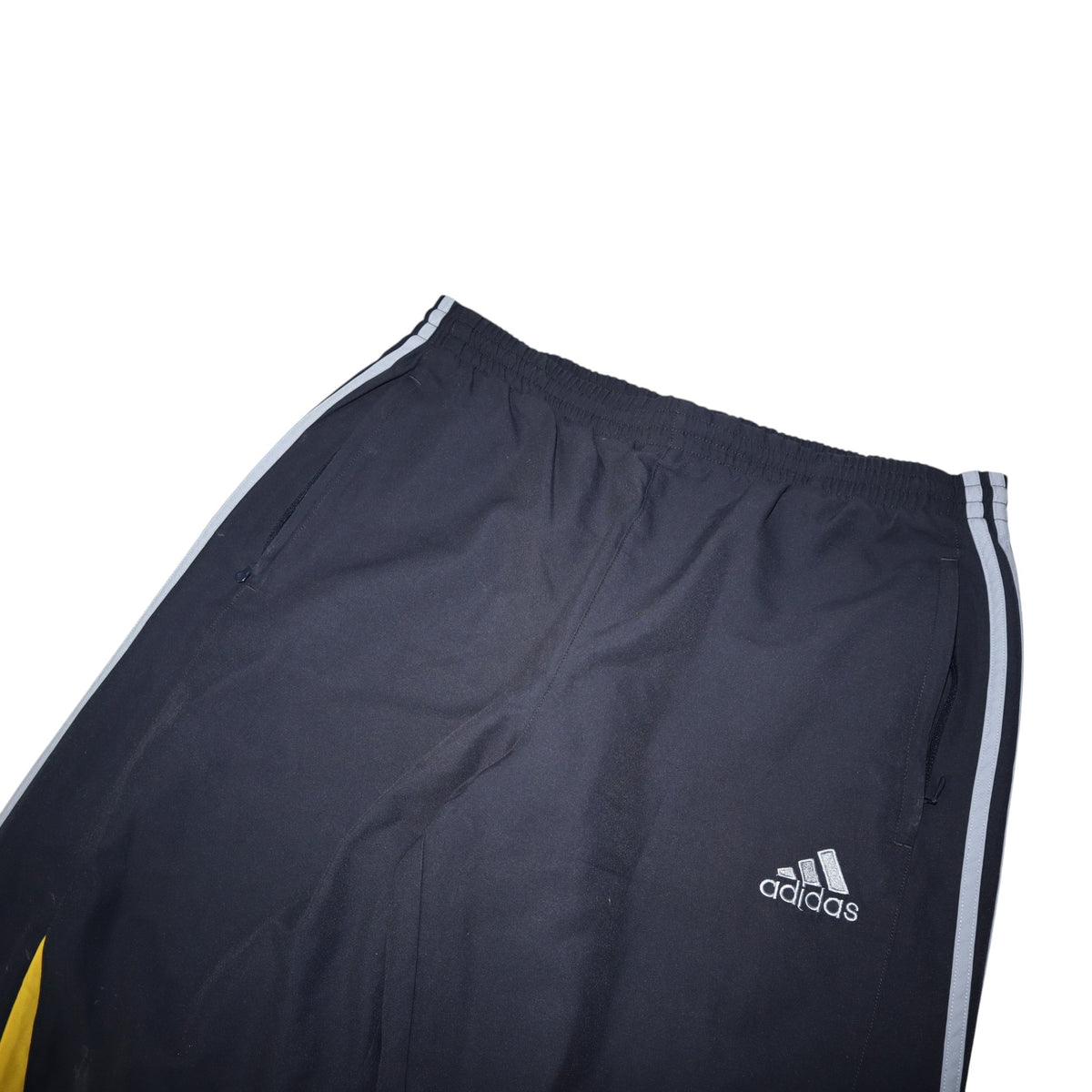 Vintage 2000s Adidas Aris Tracksuit Set | Black/Yellow/Grey | Size M