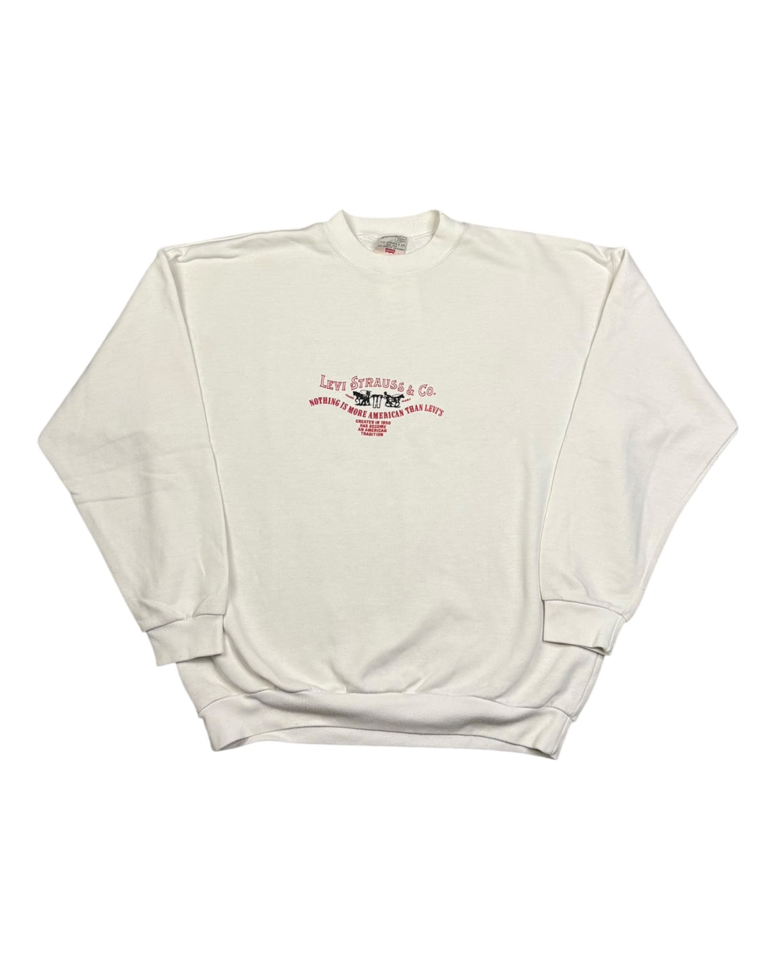Vintage Levi's Crewneck White (L)