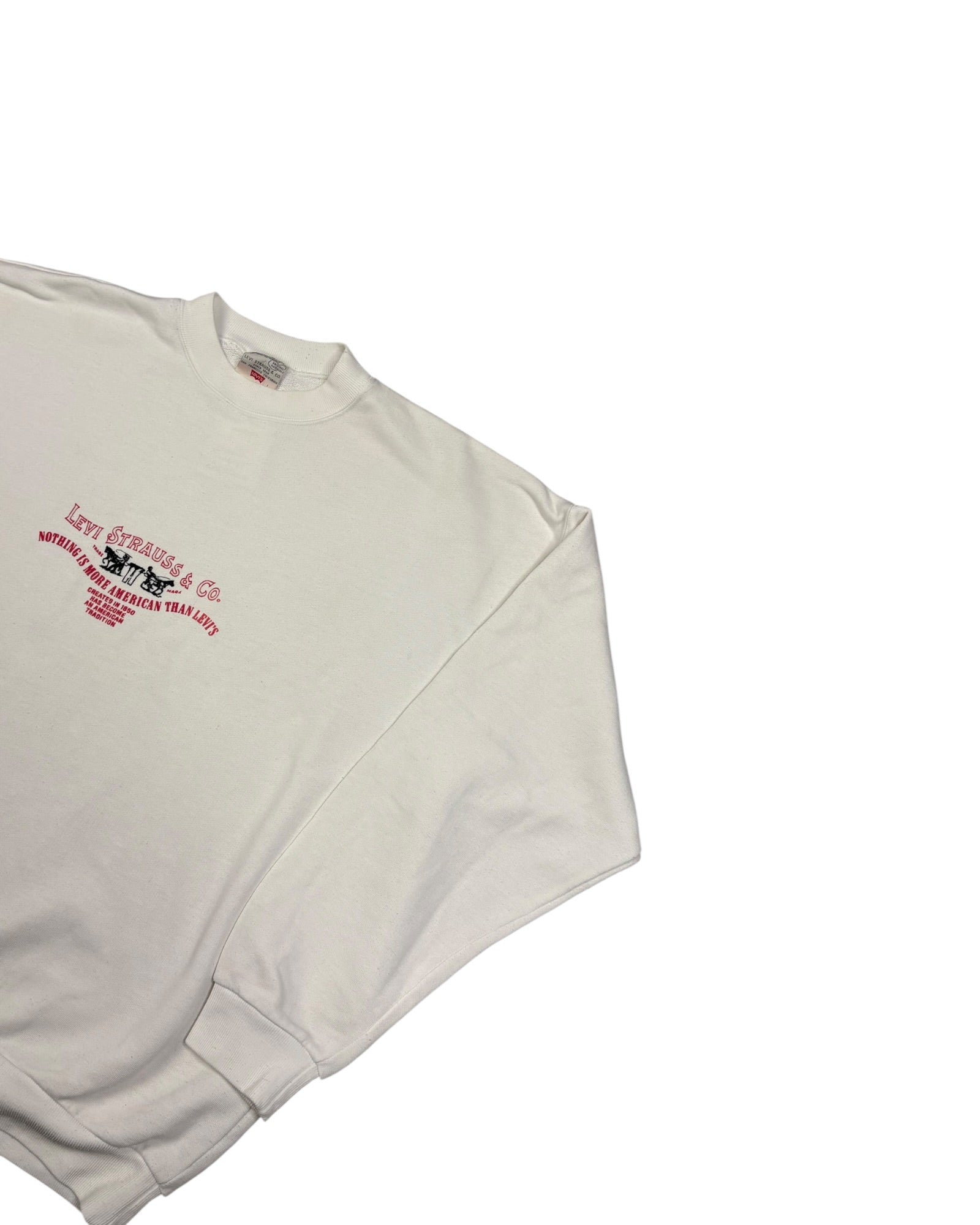 Vintage Levi's Crewneck White (L)