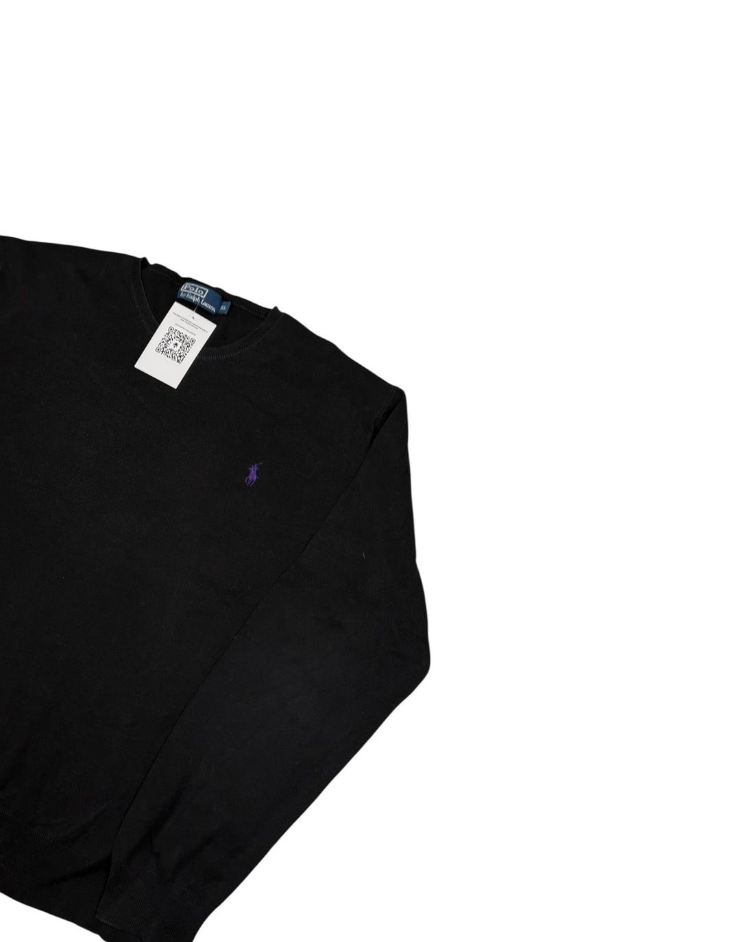 Vintage Polo Ralph Lauren Knitted Sweater Black (XL)