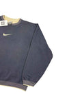 Vintage Nike Center Swoosh Crewneck Blue (M)