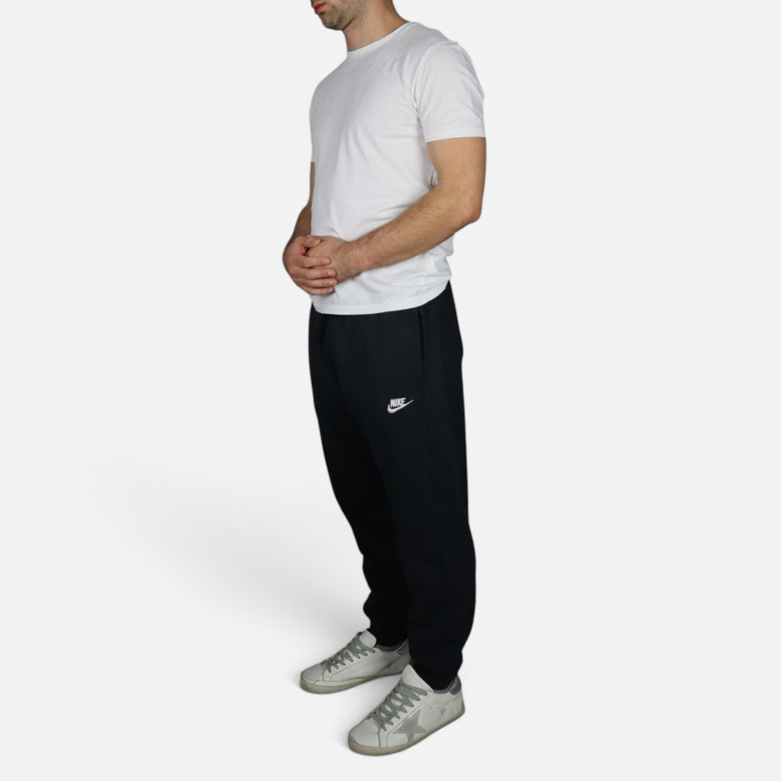 2010s Nike sweatpants in black — worn