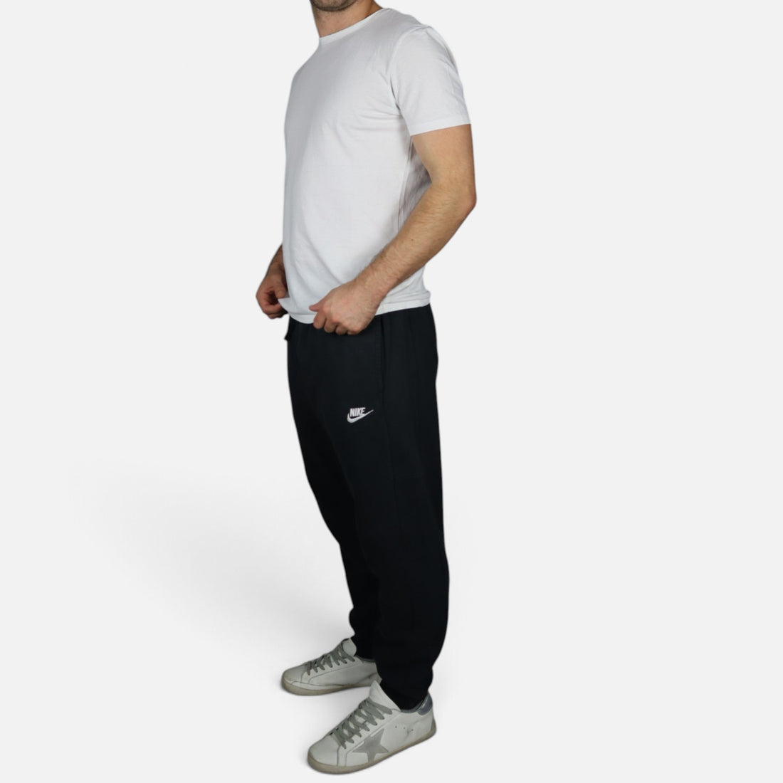2010s Nike sweatpants in black — worn