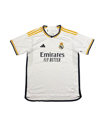 Adidas Real Madrid Home Jersey White Emirates Fly Better 2023-24 (L)