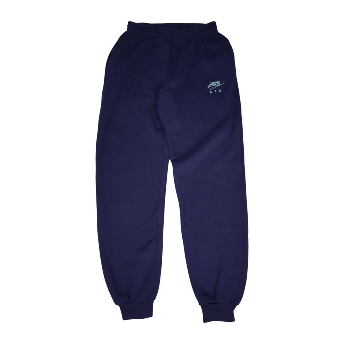 90s Nike Air sweatpants in navy, made in Greece — worn