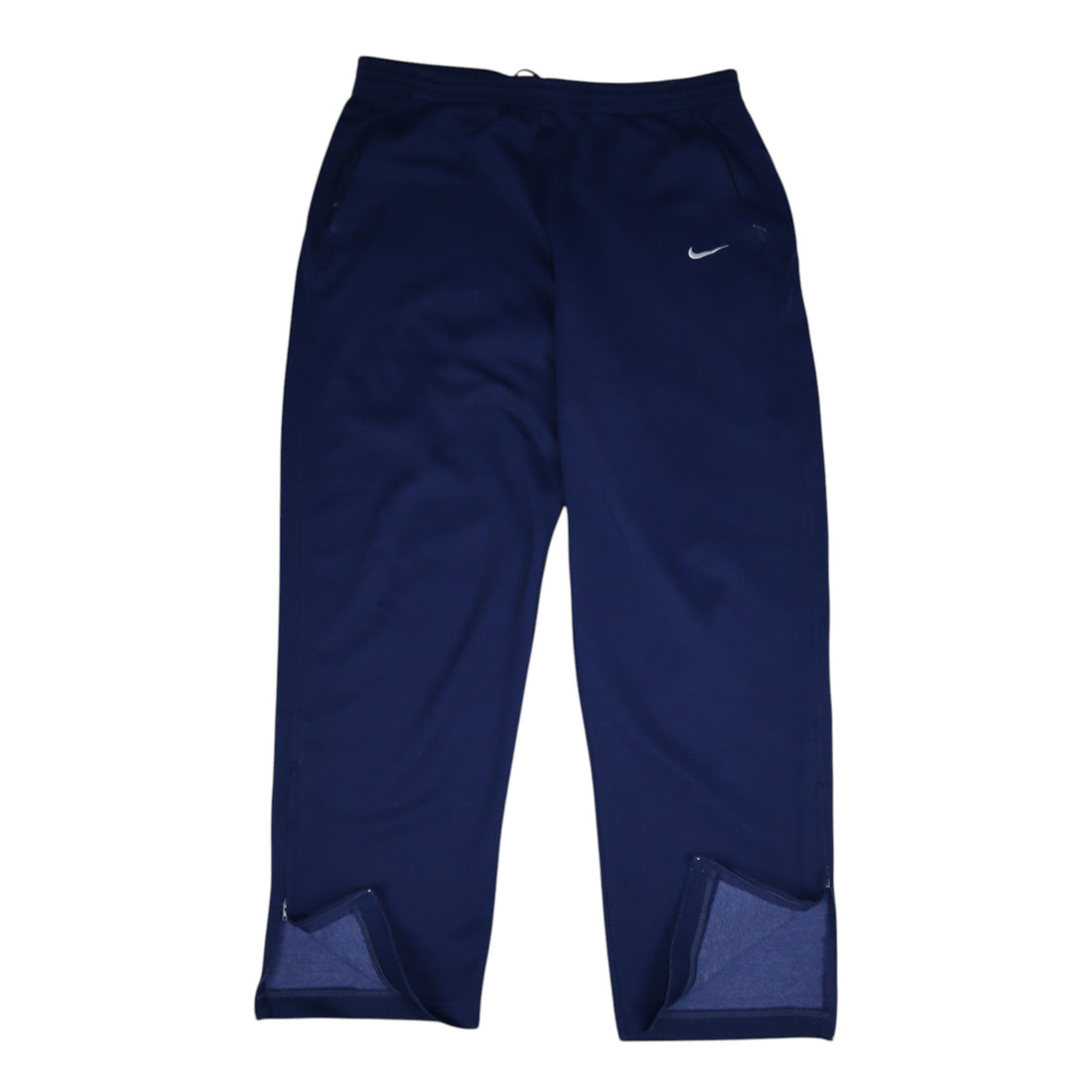 90s Nike trackpants in navy — worn