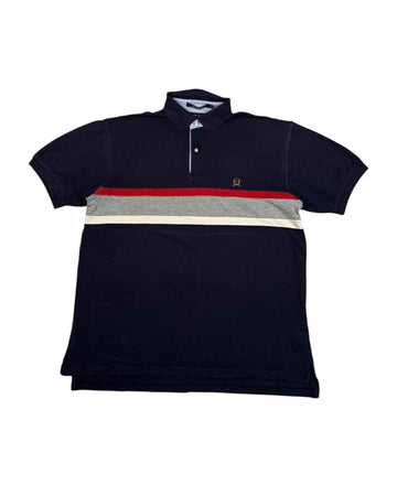 Vintage Tommy Hilfiger Polo T-shirt Navy Blue (L)