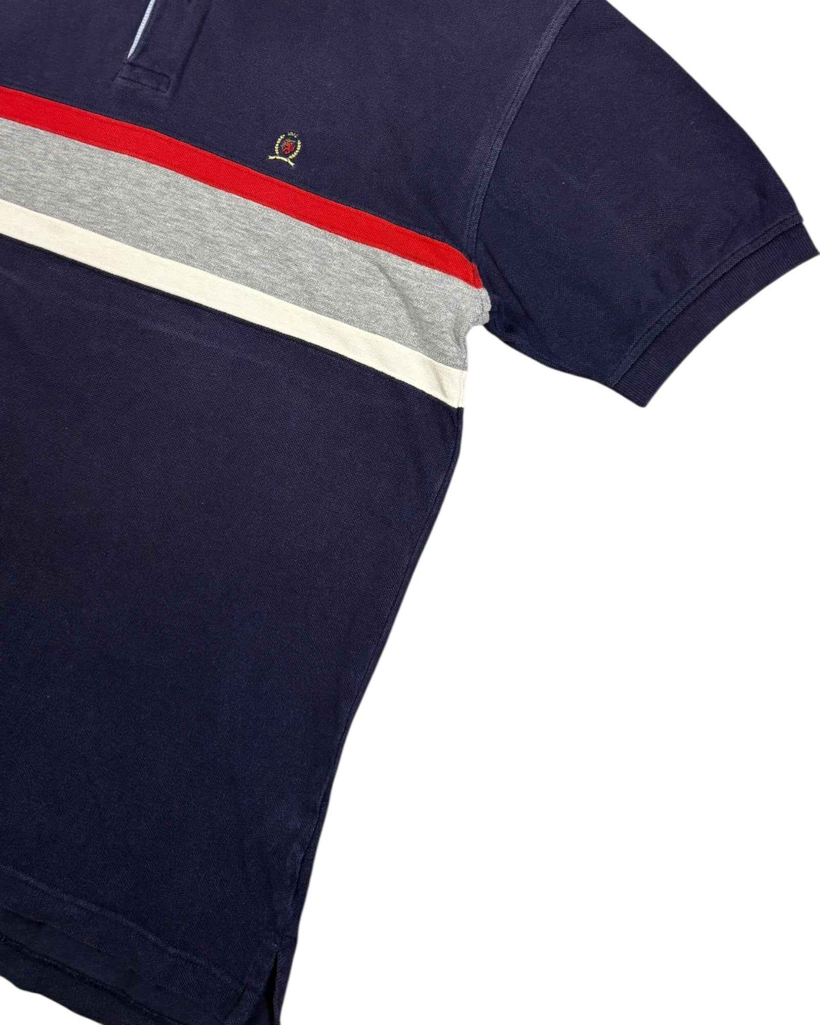 Vintage Tommy Hilfiger Polo T-shirt Navy Blue (L)