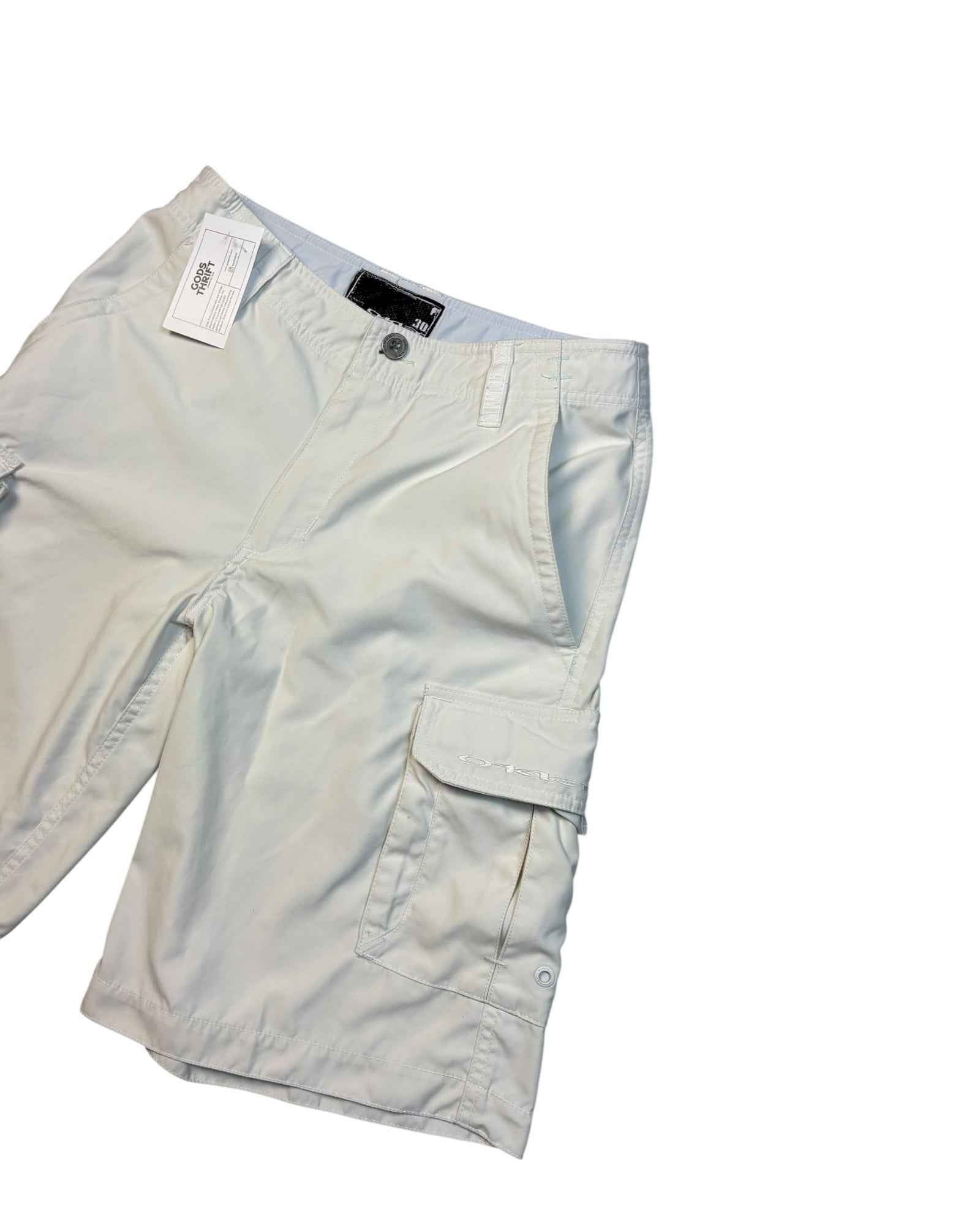 Vintage Oakley Cargo Shorts White (W30)