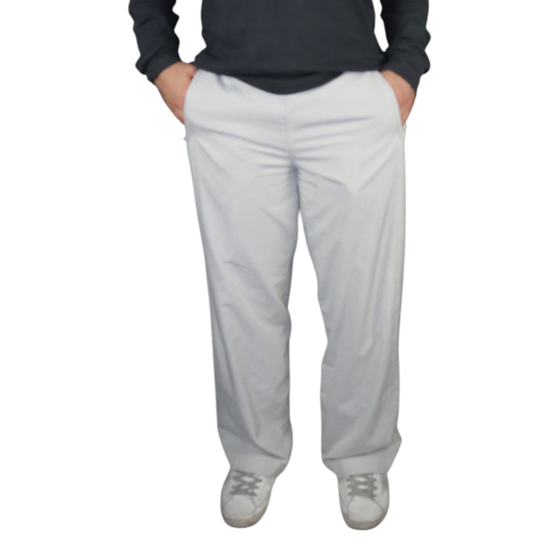 Vintage 2000s Nike Nylon Trackpants | White | Size M