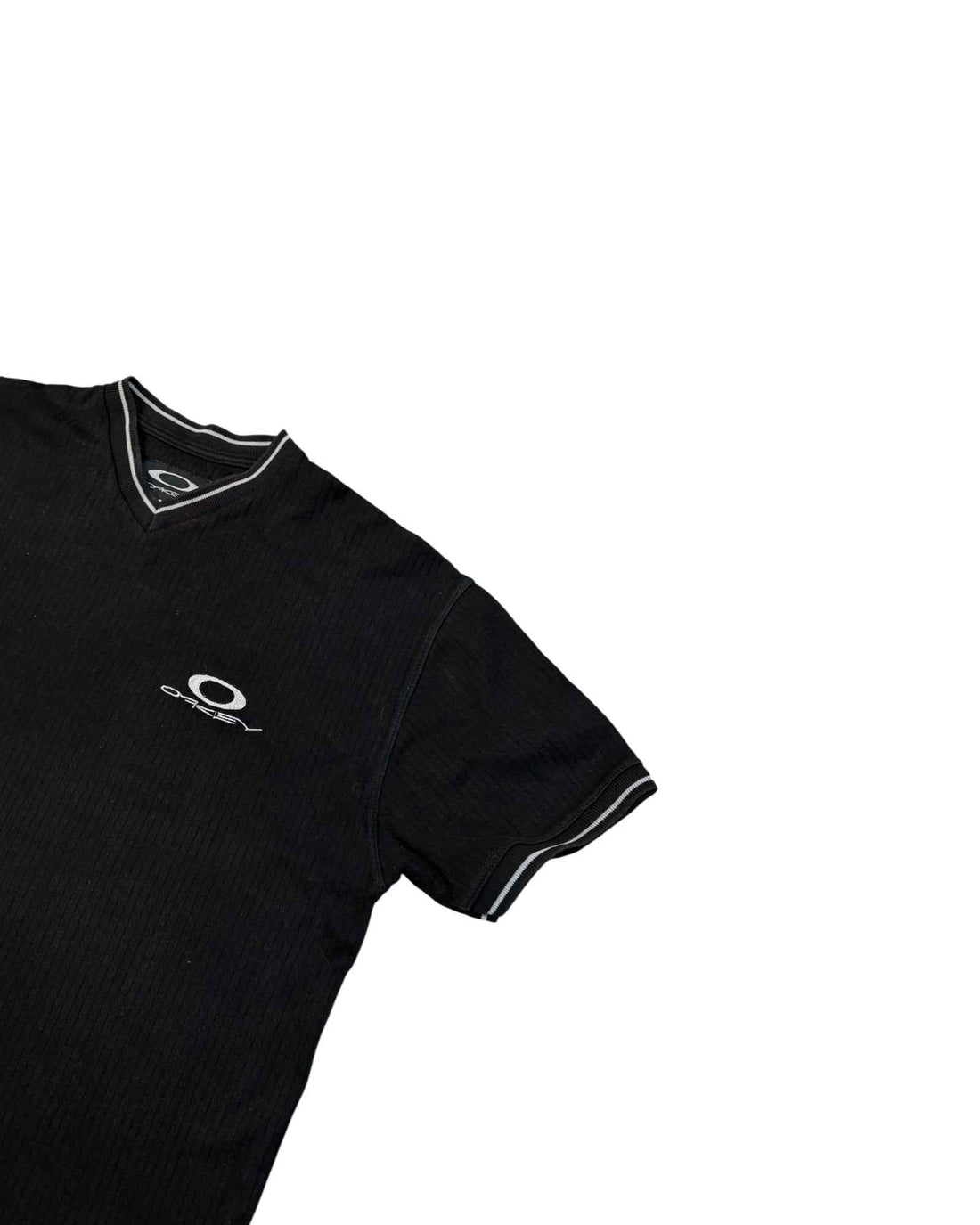 Vintage Oakley V-neck T-shirt Black (XL)