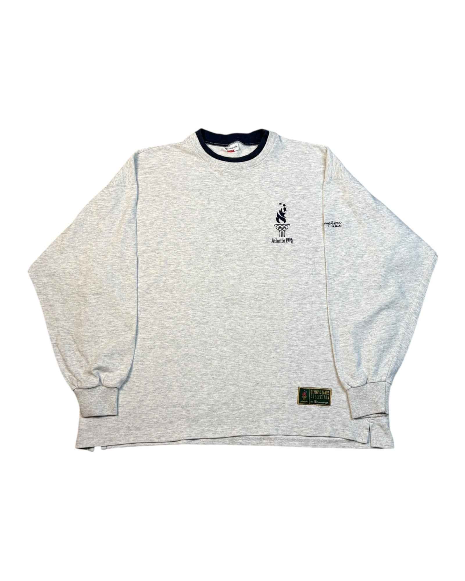 Vintage Champion "Atlanta 1996 Olympic Games" Crewneck Grey (L)