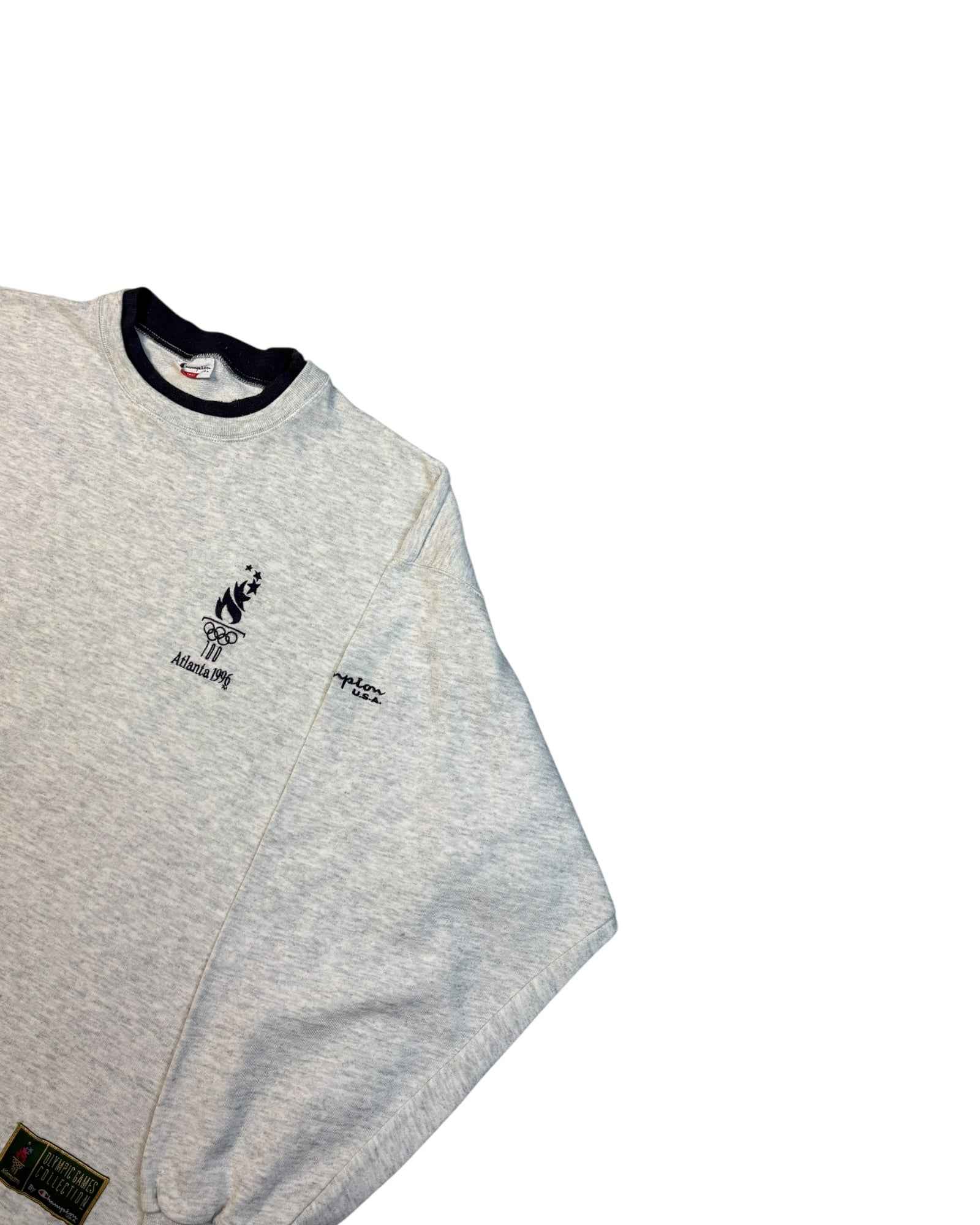 Vintage Champion "Atlanta 1996 Olympic Games" Crewneck Grey (L)