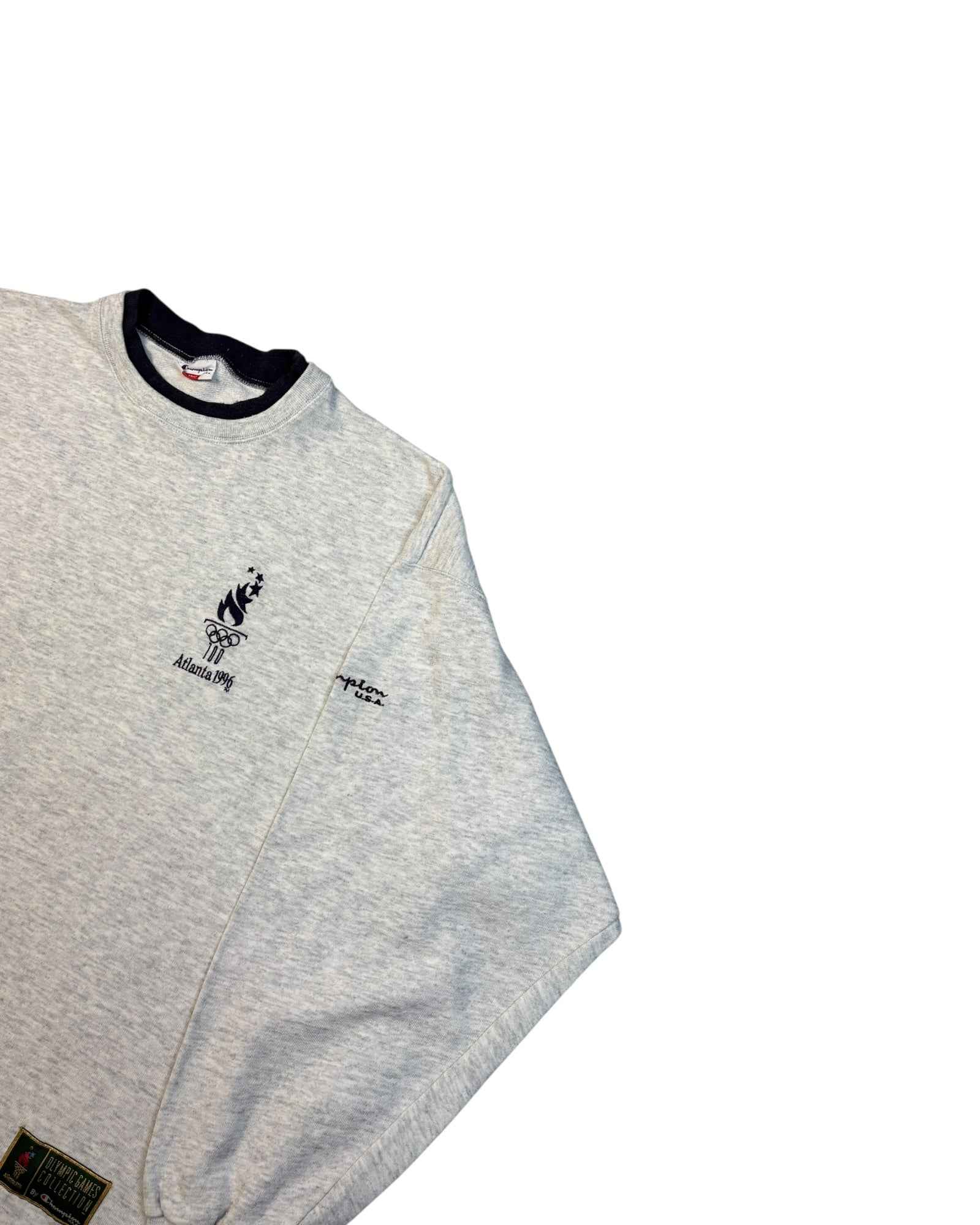 Vintage Champion "Atlanta 1996 Olympic Games" Crewneck Grey (L)