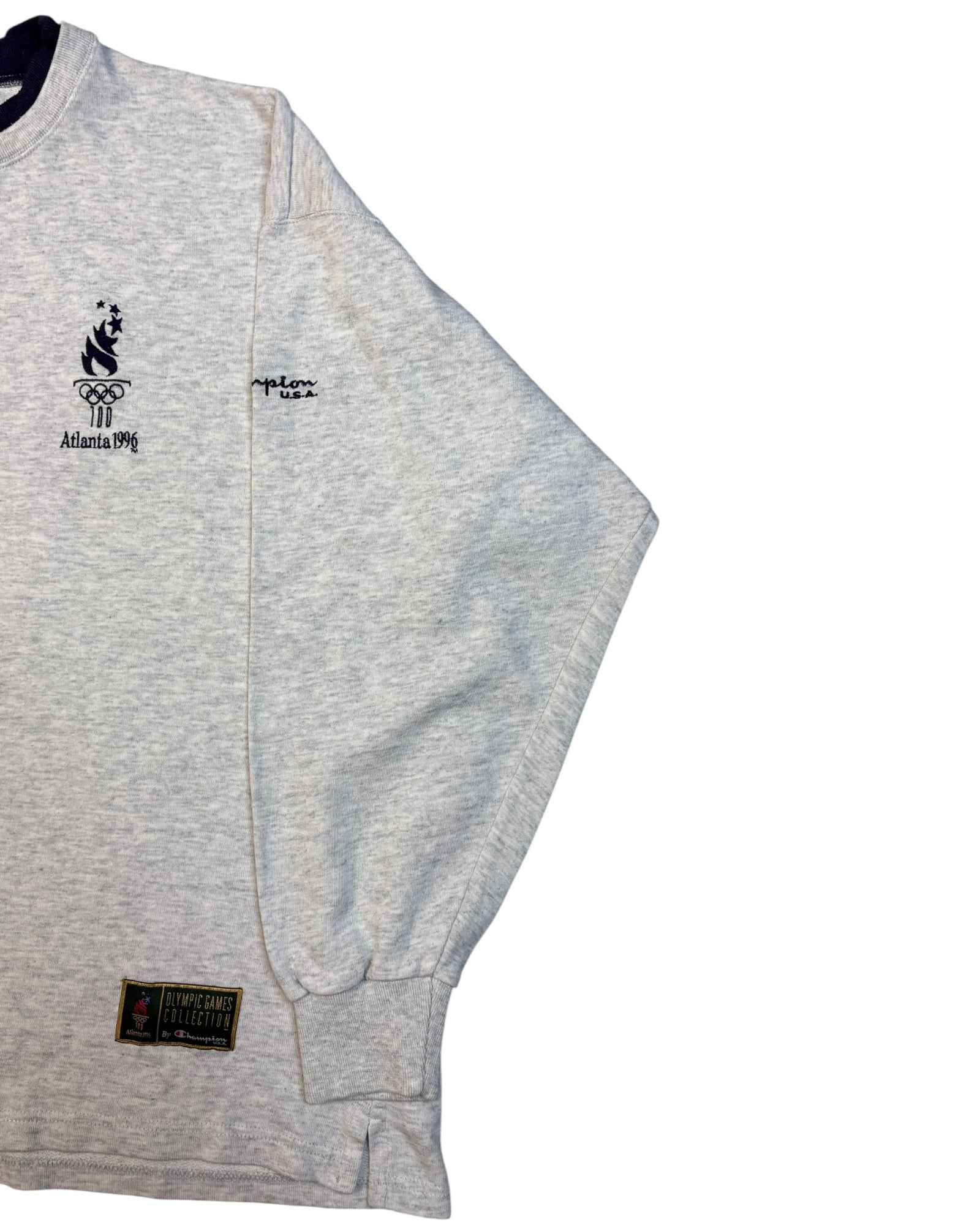 Vintage Champion "Atlanta 1996 Olympic Games" Crewneck Grey (L)