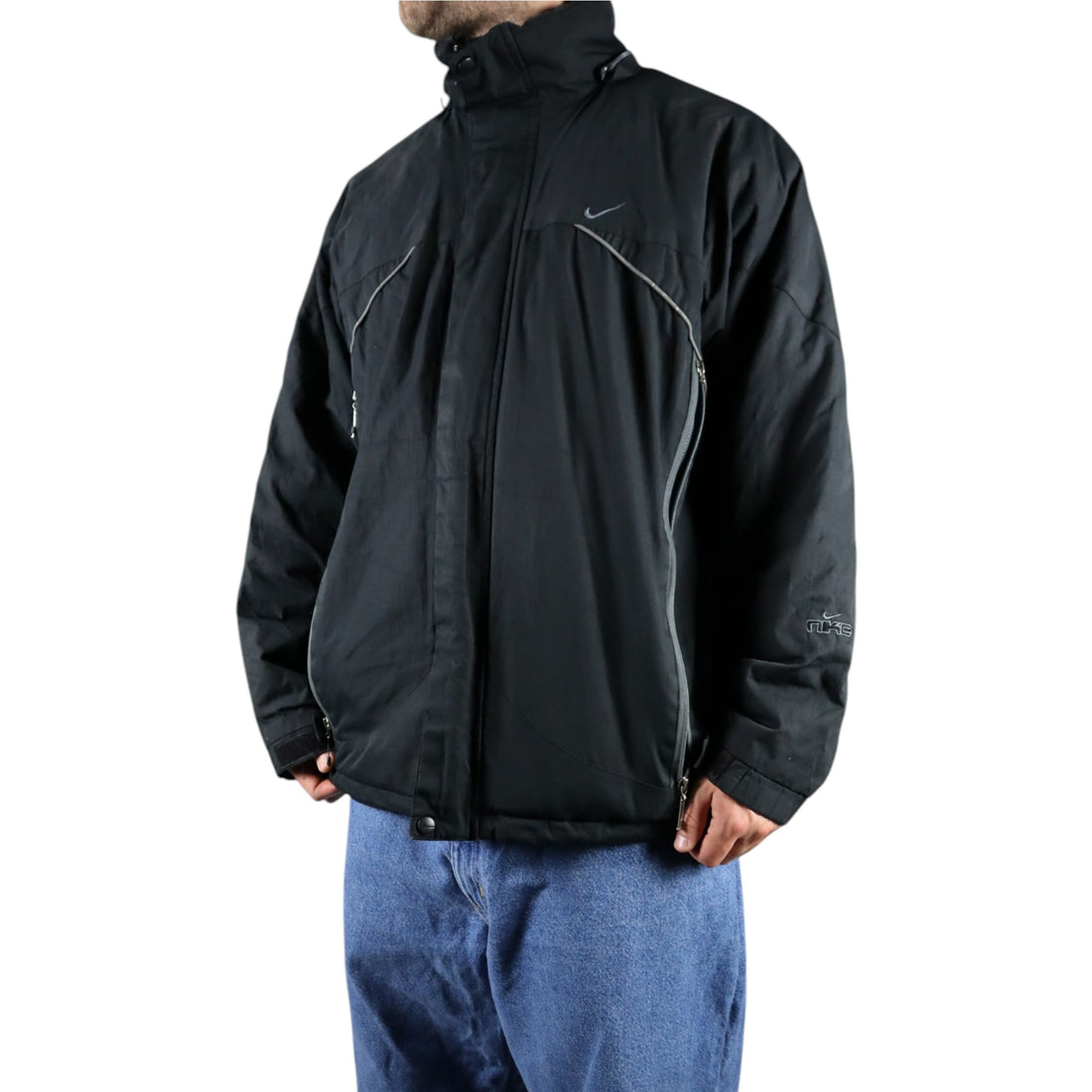 Vintage Y2K Nike ACG Fleece Lined Jacket | Black | Size L