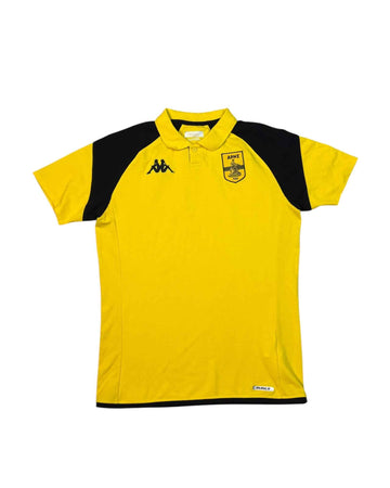 Vintage Kappa Aris Football Jersey Yellow (L)