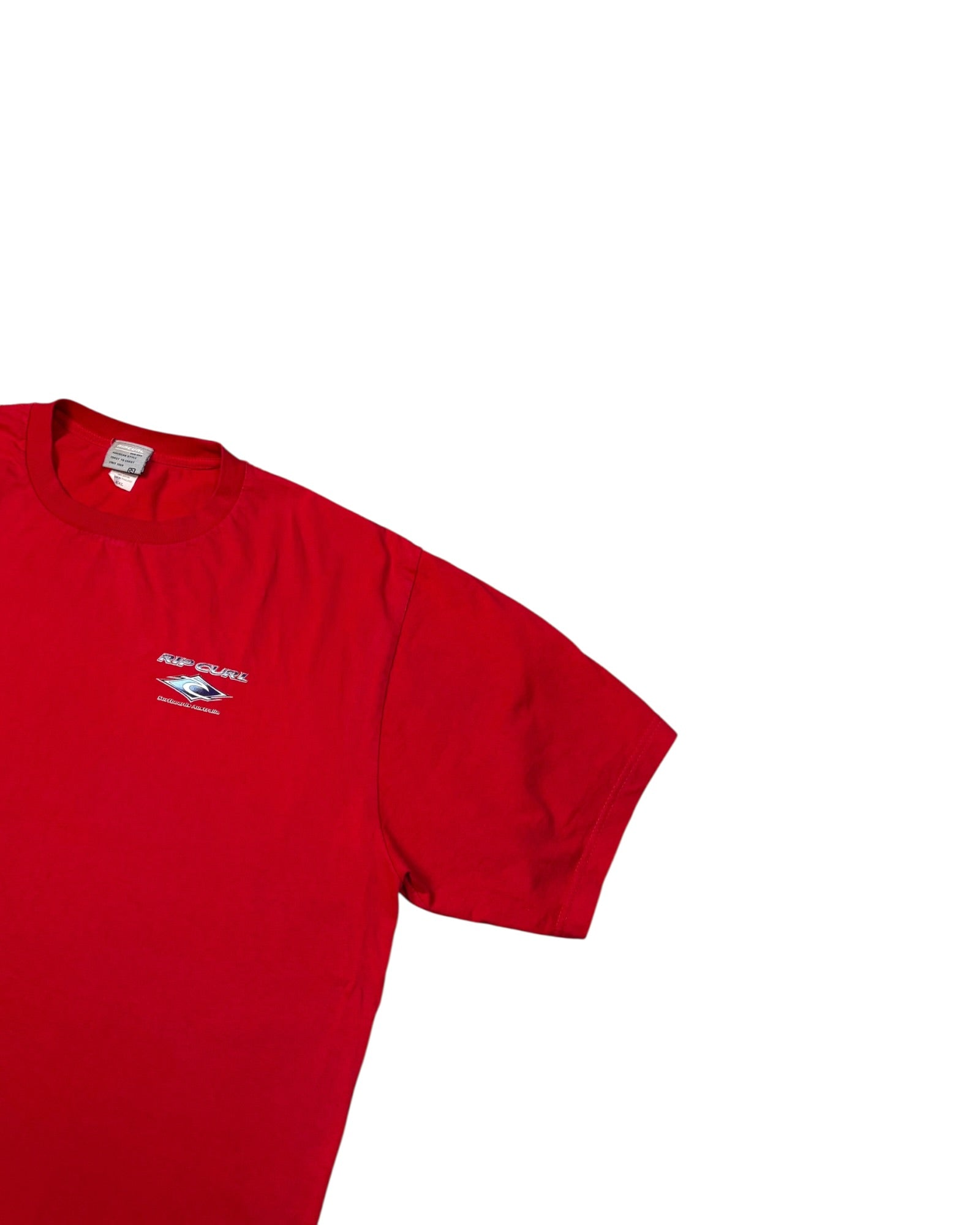 Vintage 1990s Rip Curl T-shirt Red (2XL)