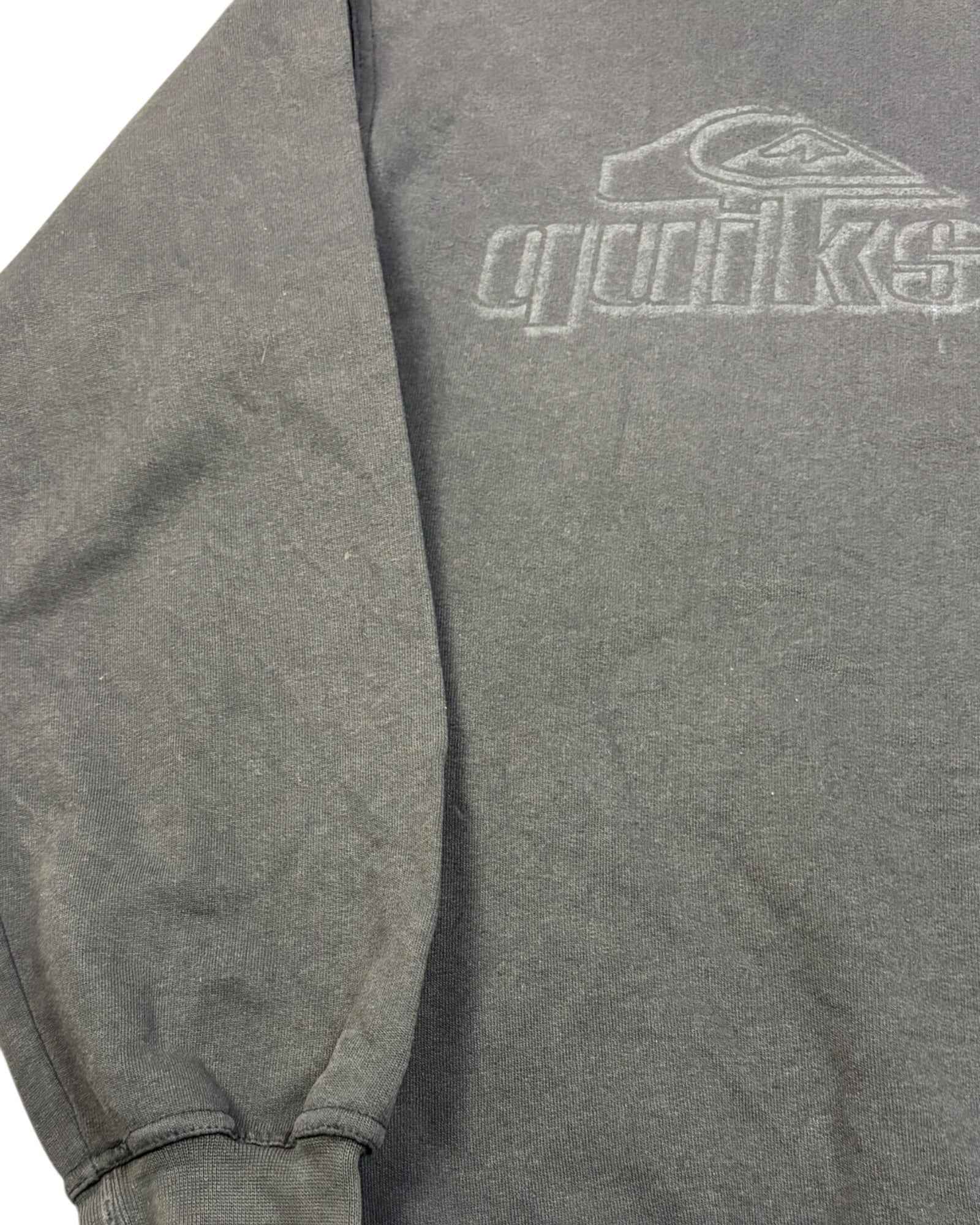 Vintage Quiksilver Hoodie | Deep Grey | Size M Buggy