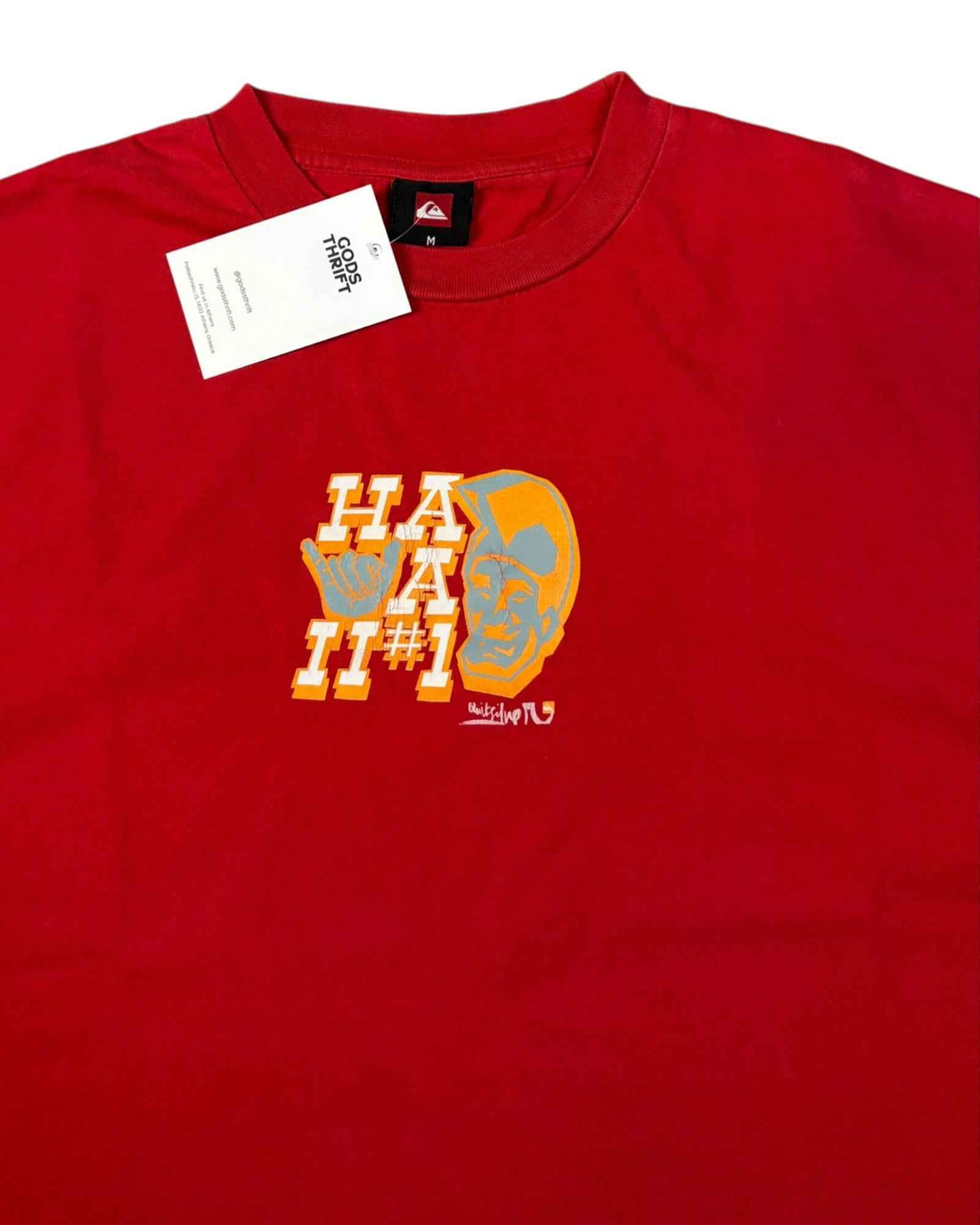 Vintage Quiksilver Hawaii T-shirt | Red | Size M