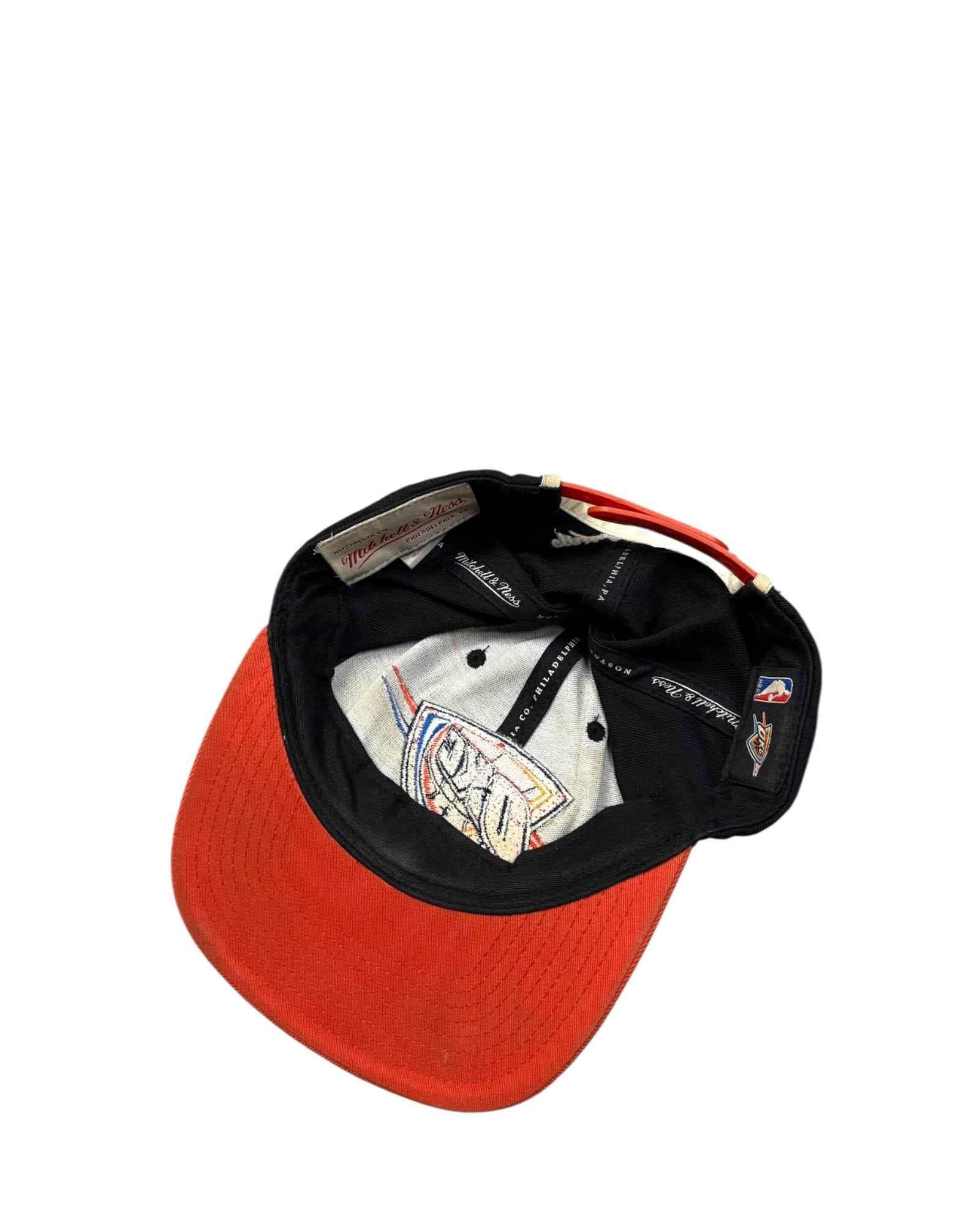 Vintage Mitchel & Ness Oklahoma City Thunder Cap | Black | One Size