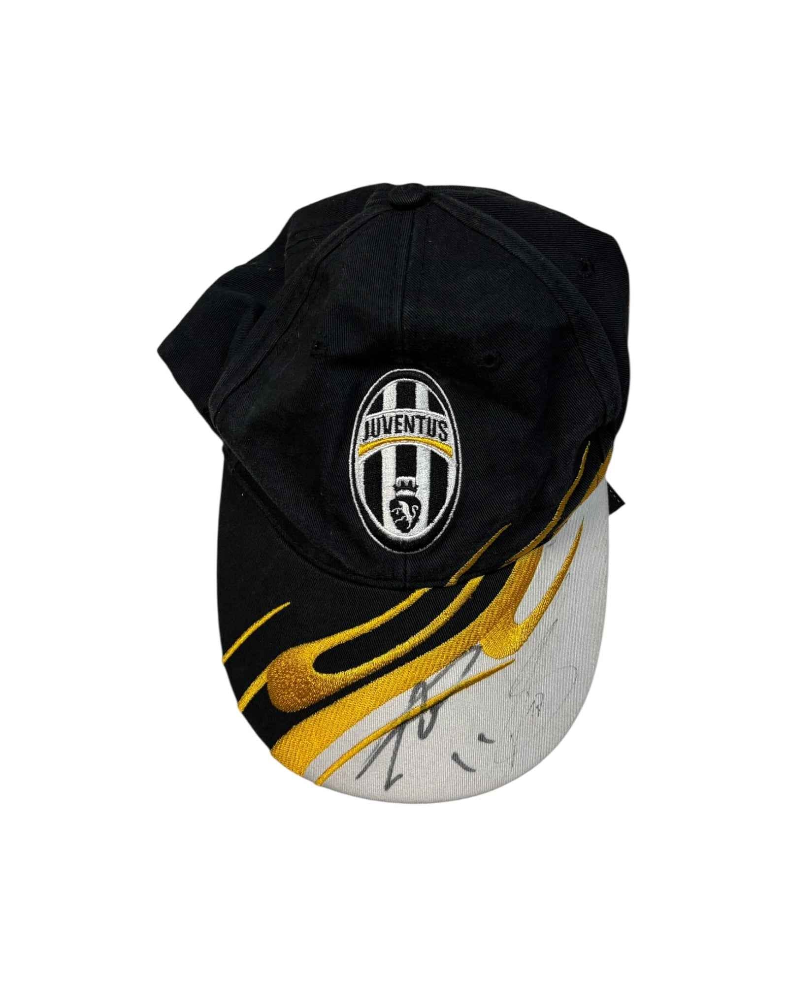 Vintage  Official Juventus Signed Cap | Black | One Size
