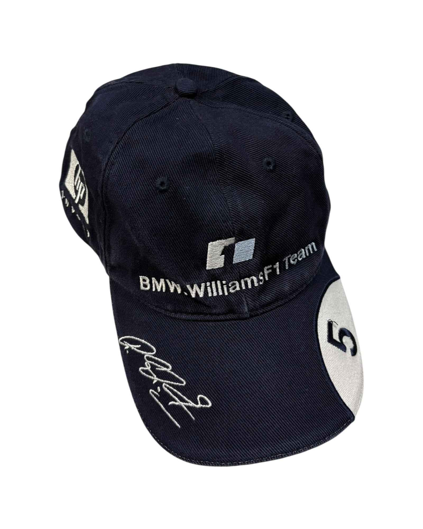 Vintage 2002 BMW Williams F1 Team Ralph Schumacher Signed Cap | Navy Blue | One Size
