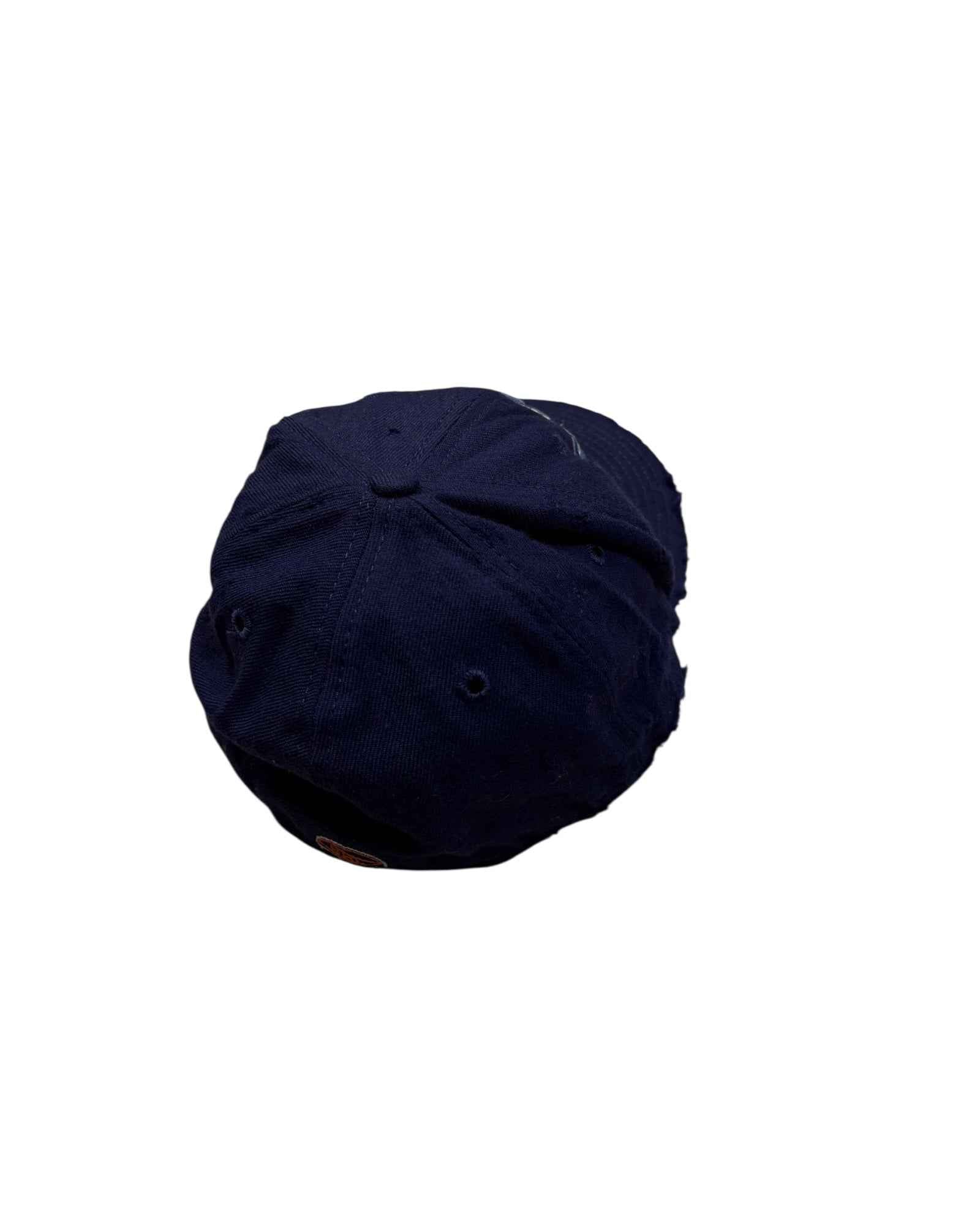 Vintage New Era Columbus Blue Jackets Distressed Hat | Navy Blue | One Size