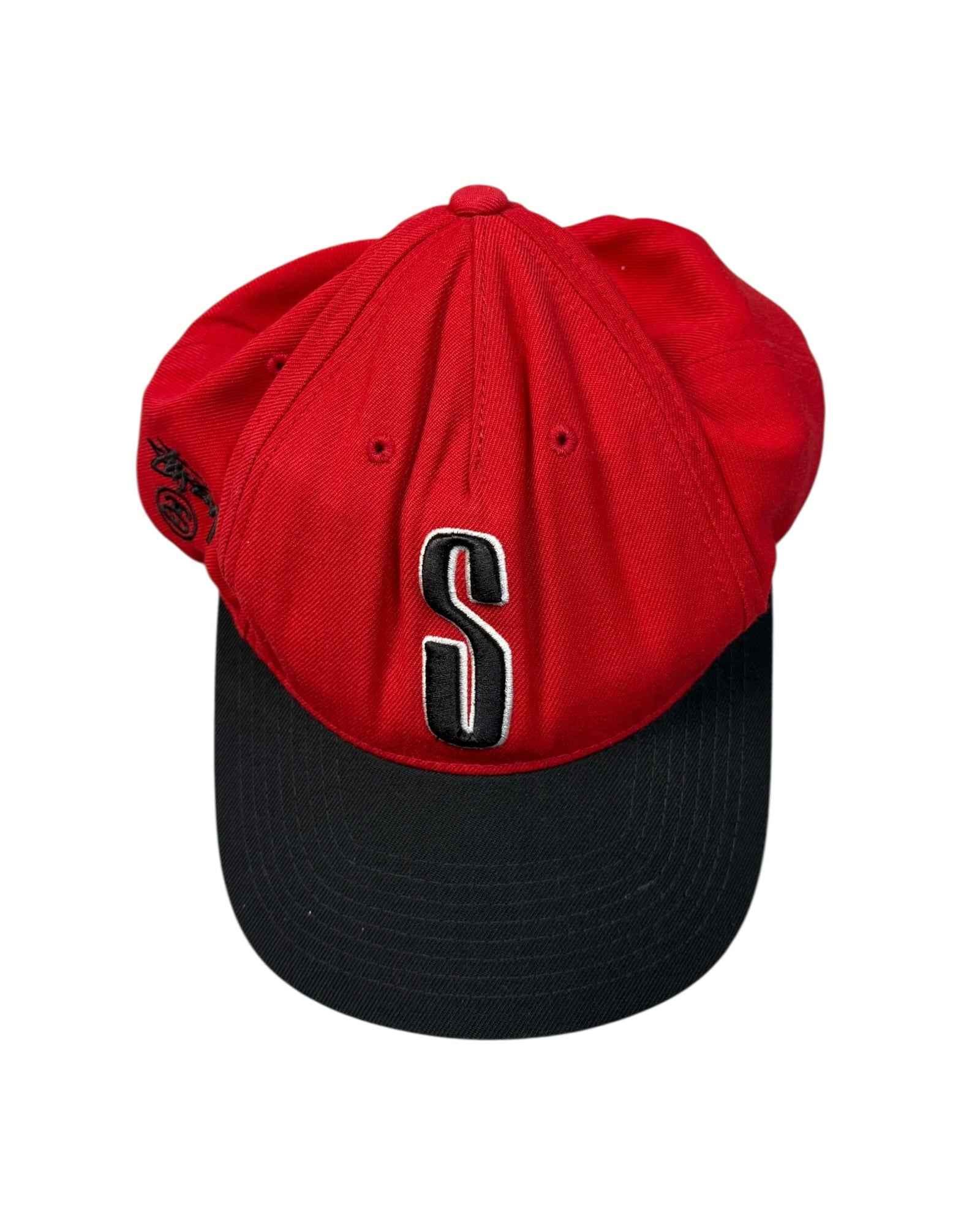 Vintage Stussy X Starter Vintage Hat | Black - Red | One Size