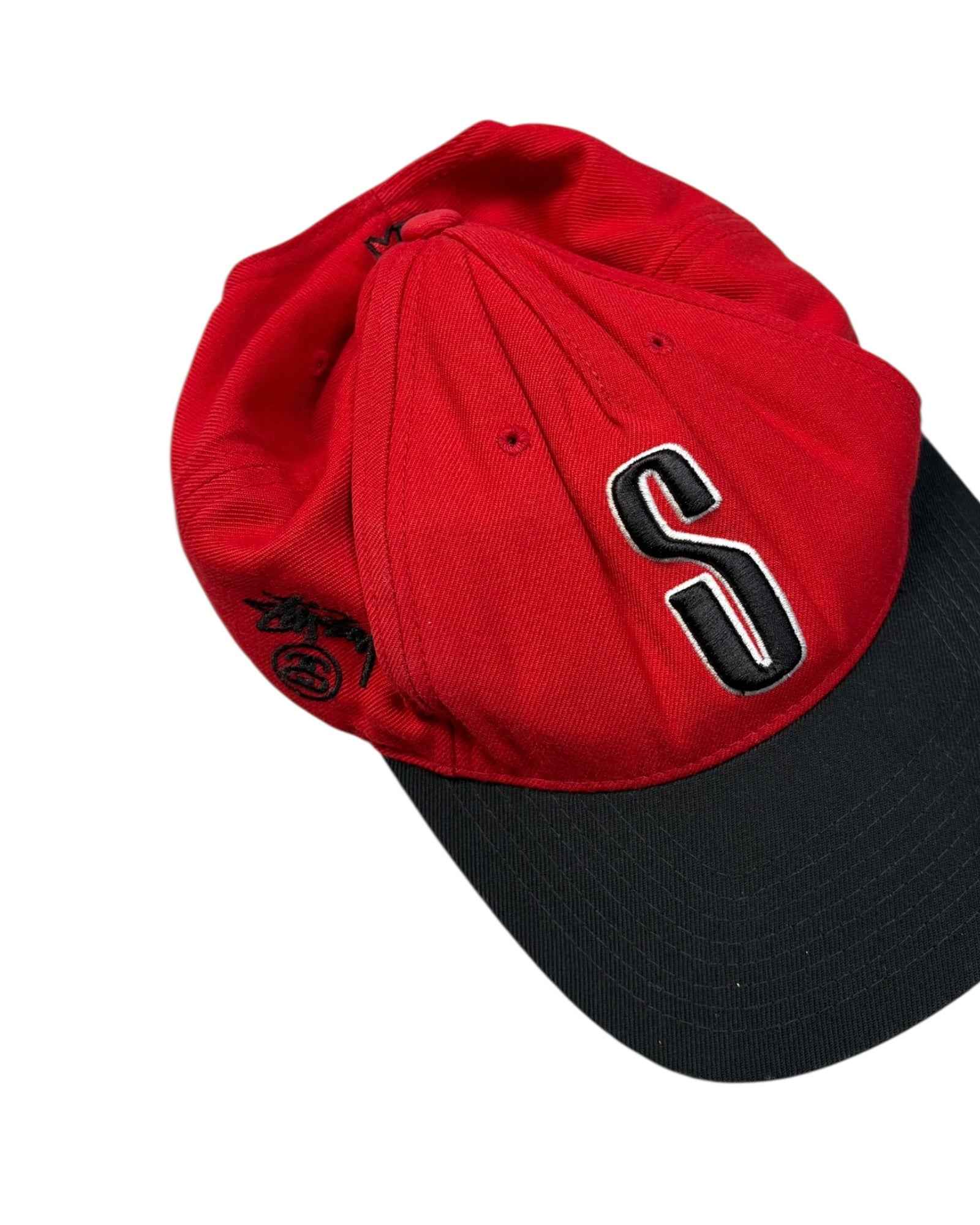 Vintage Stussy X Starter Vintage Hat | Black - Red | One Size