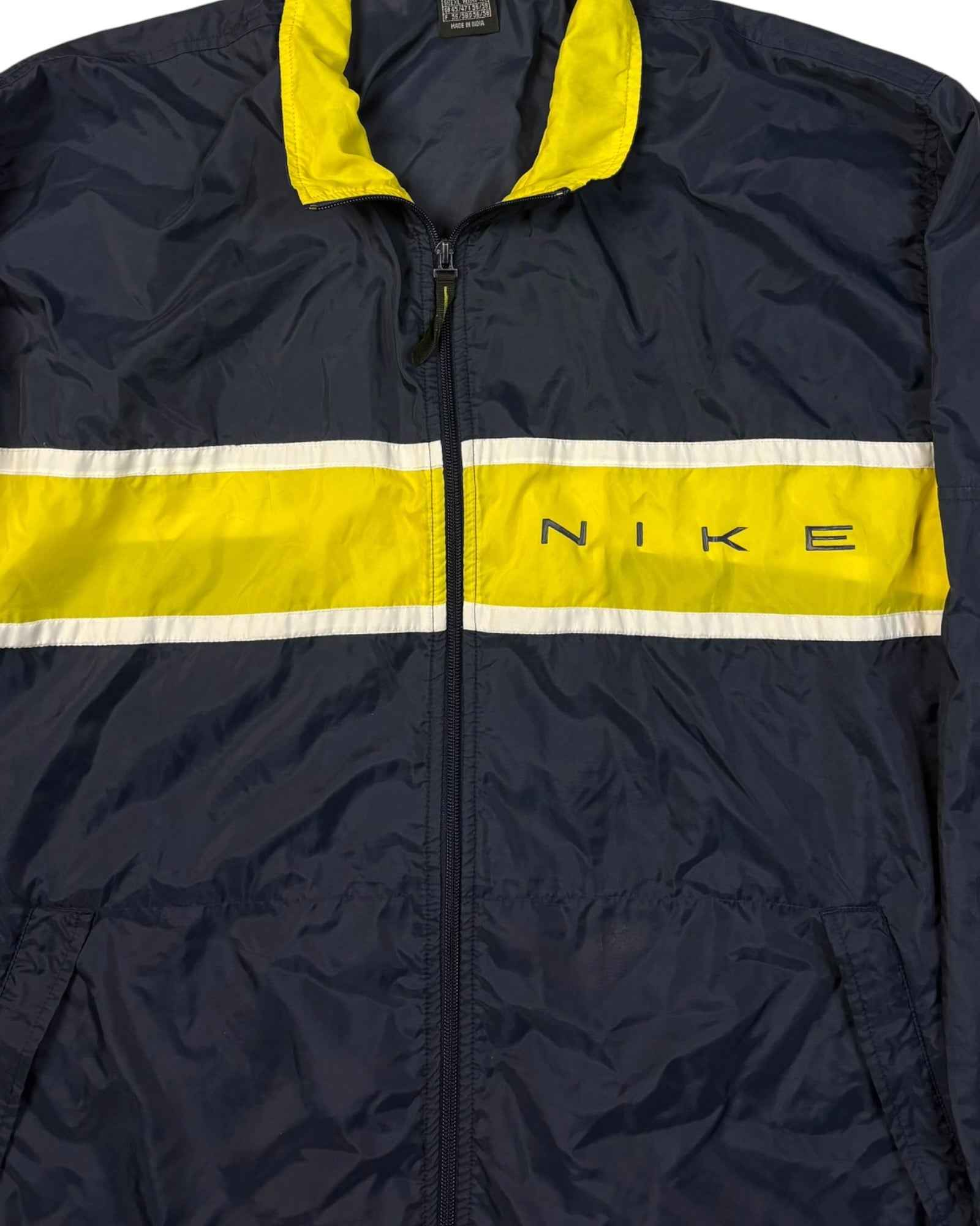 Vintage 90s Nike Windbreaker | Navy Blue | Size 2XL