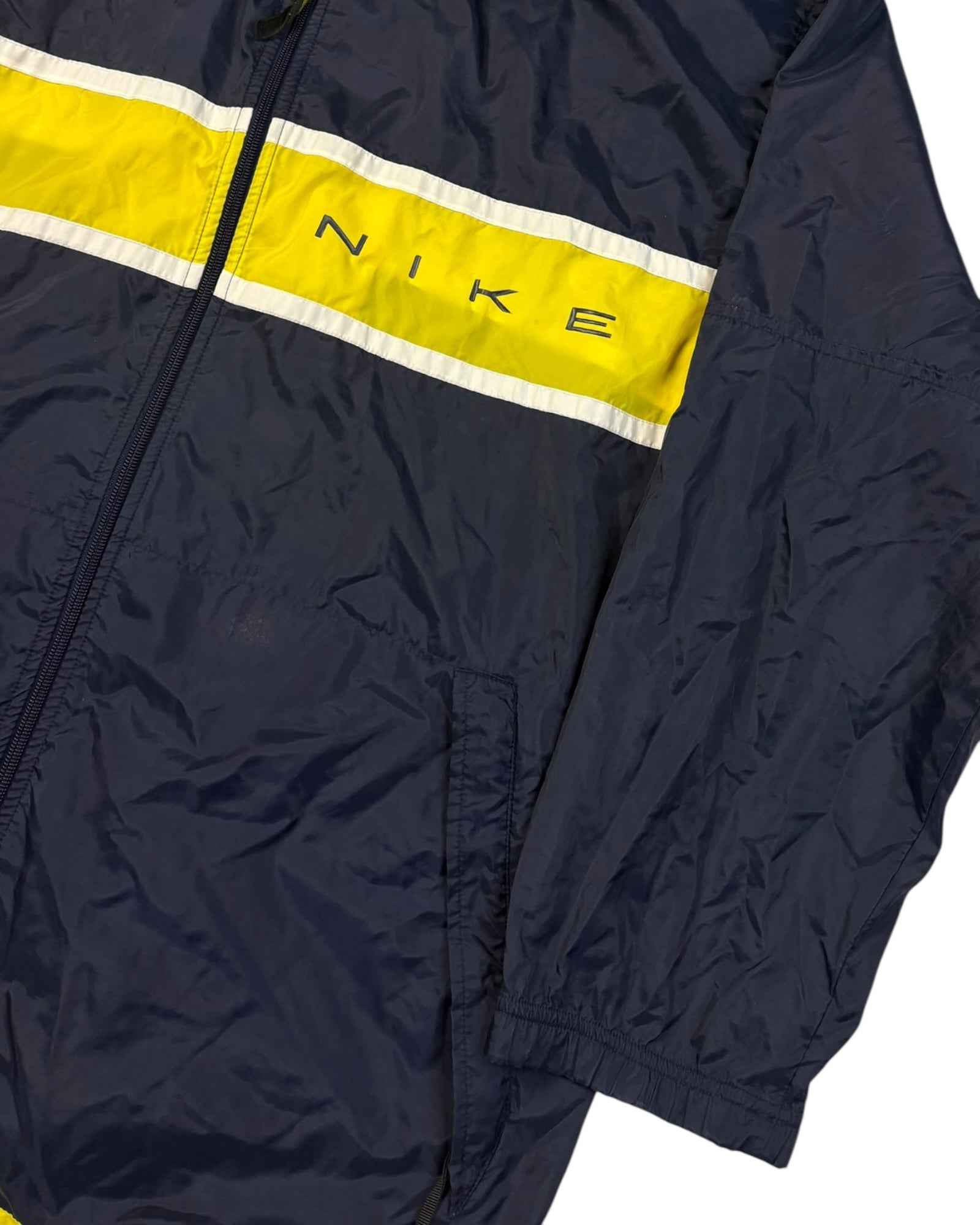 Vintage 90s Nike Windbreaker | Navy Blue | Size 2XL