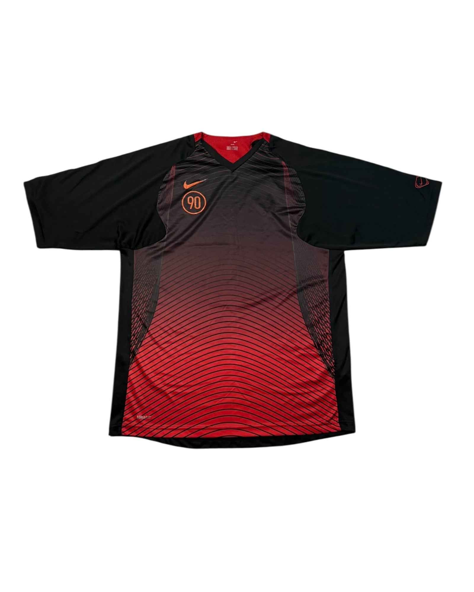 Vintage Total 90 Jersey | Black - Red | Size XL