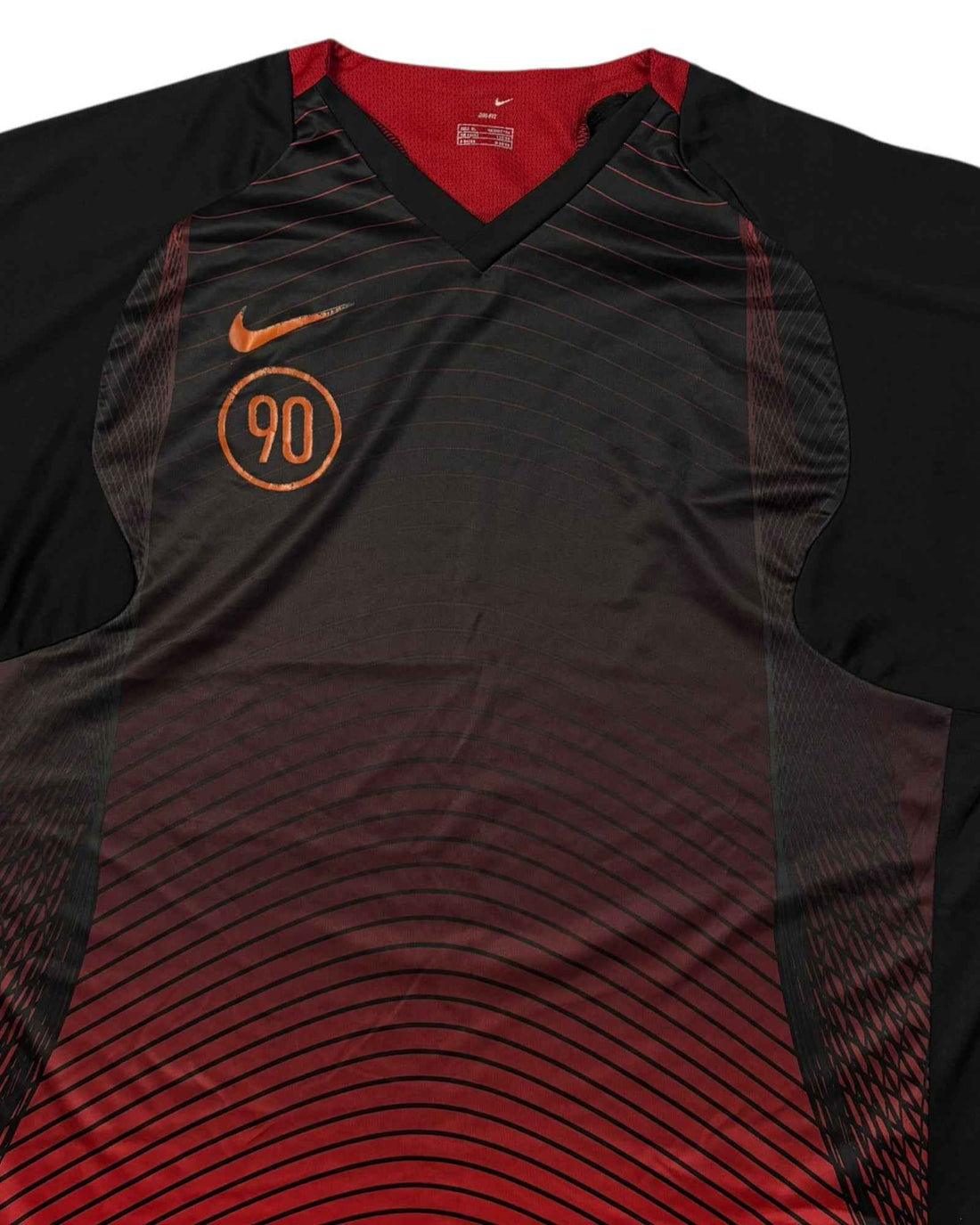 Vintage Total 90 Jersey | Black - Red | Size XL