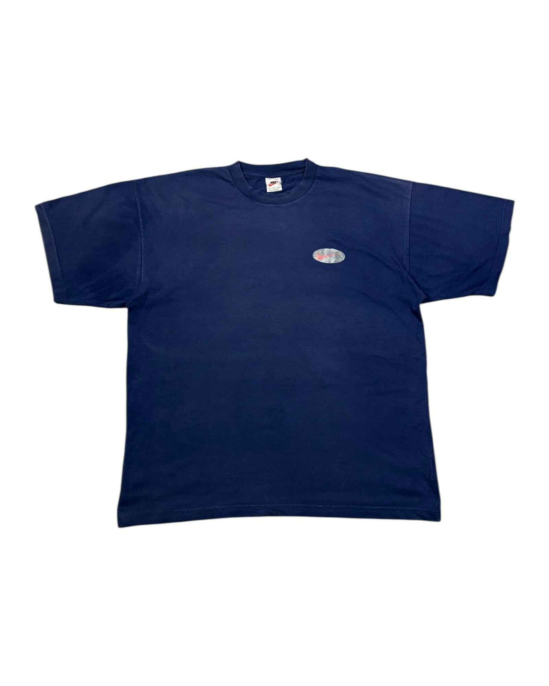 Vintage 1990s Nike T-shirt | Navy Blue | Size XL
